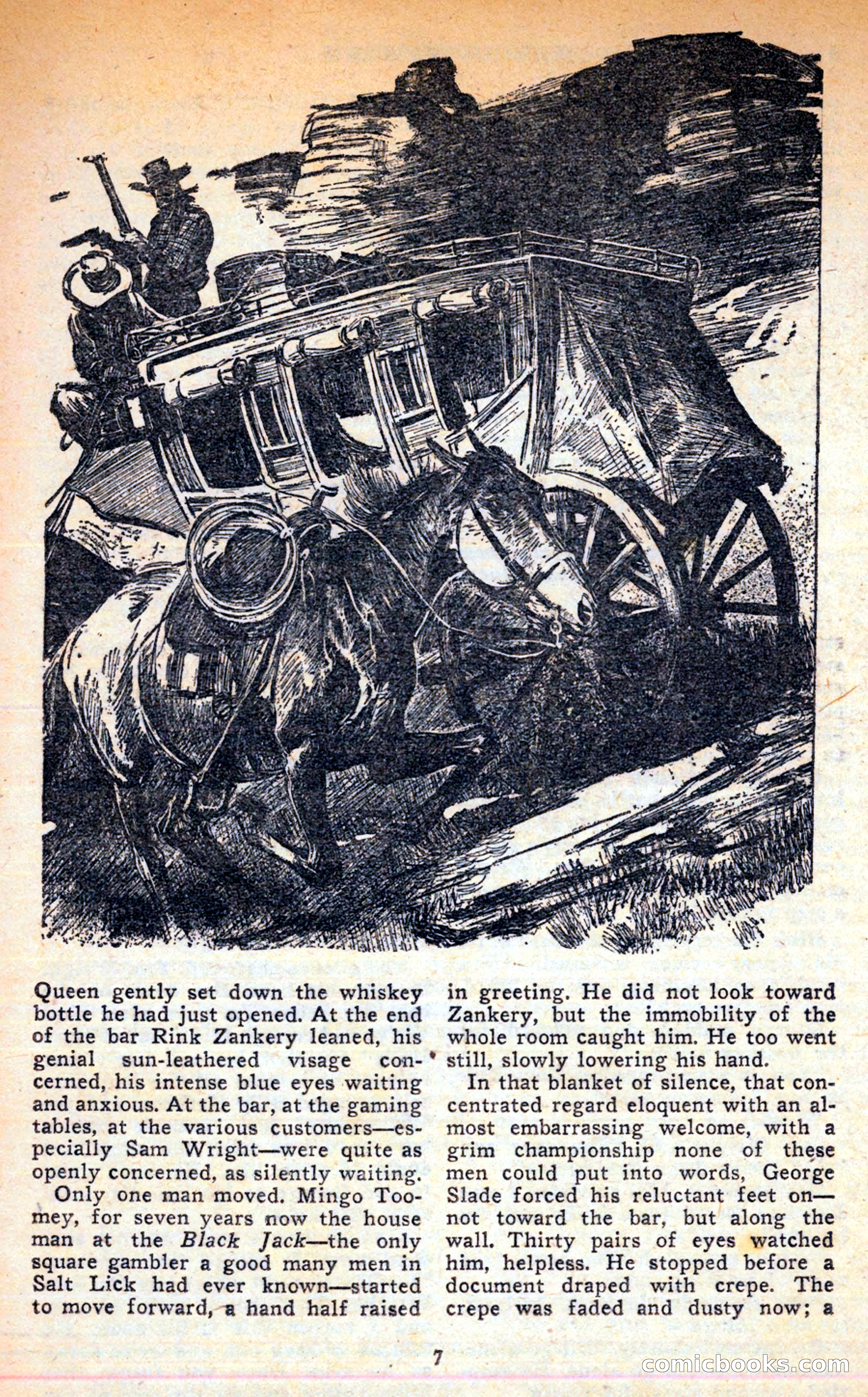 Famous Western, June 1949 — page 7 of 100
