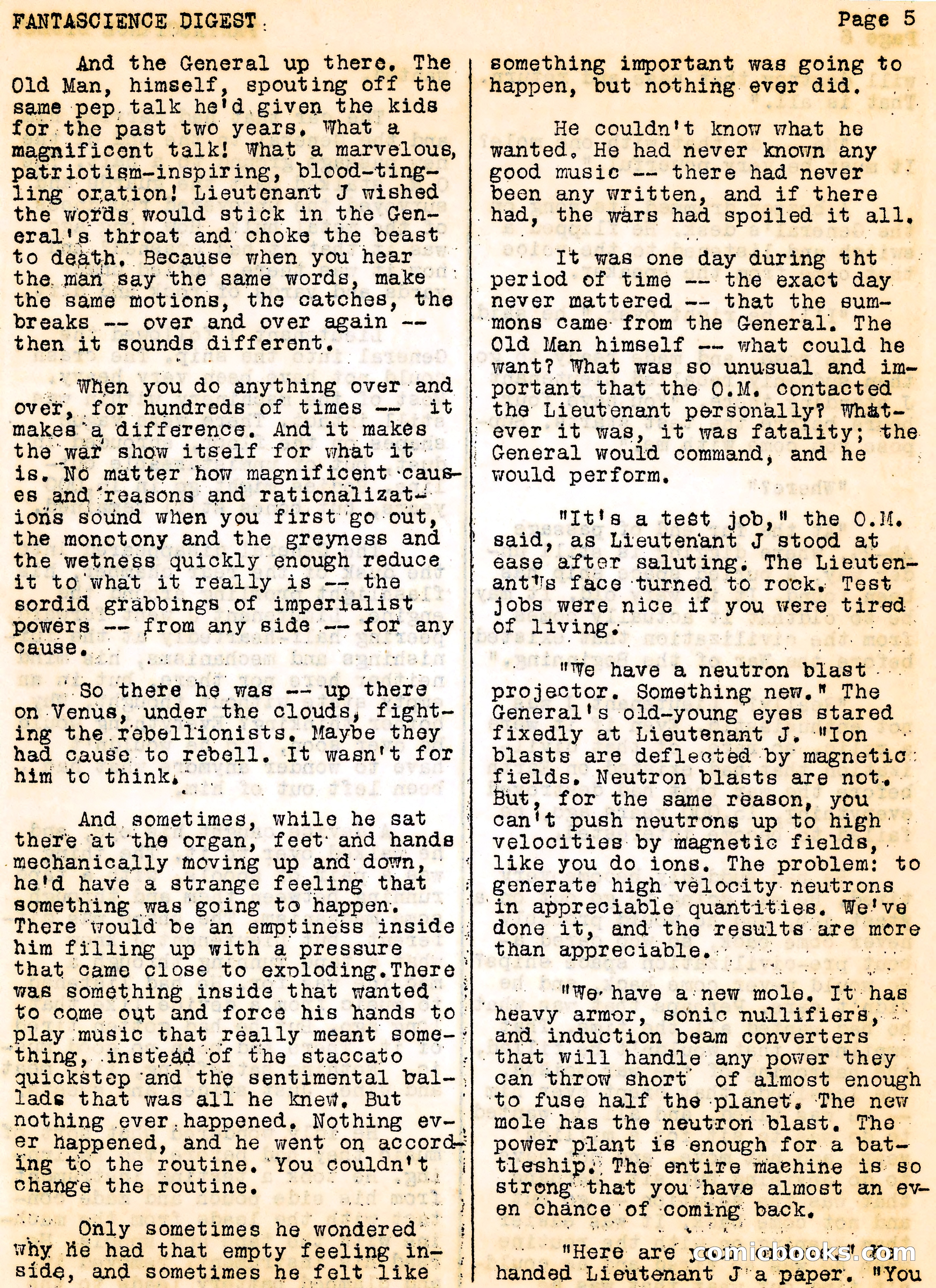Fantascience Digest, Vol. 3, No. 1 — page 5 of 44
