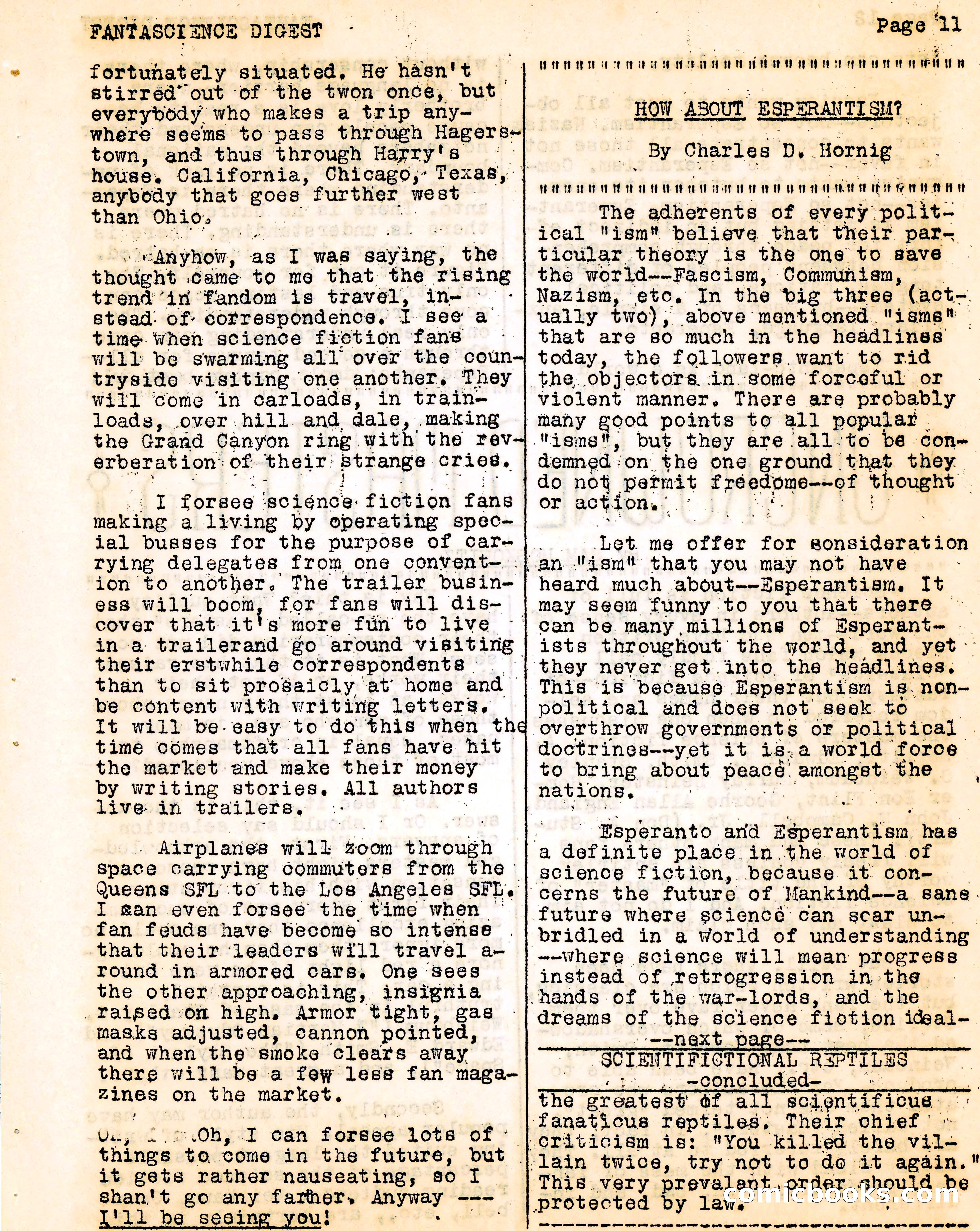 Fantascience Digest, Vol. 3, No. 1 — page 11 of 44