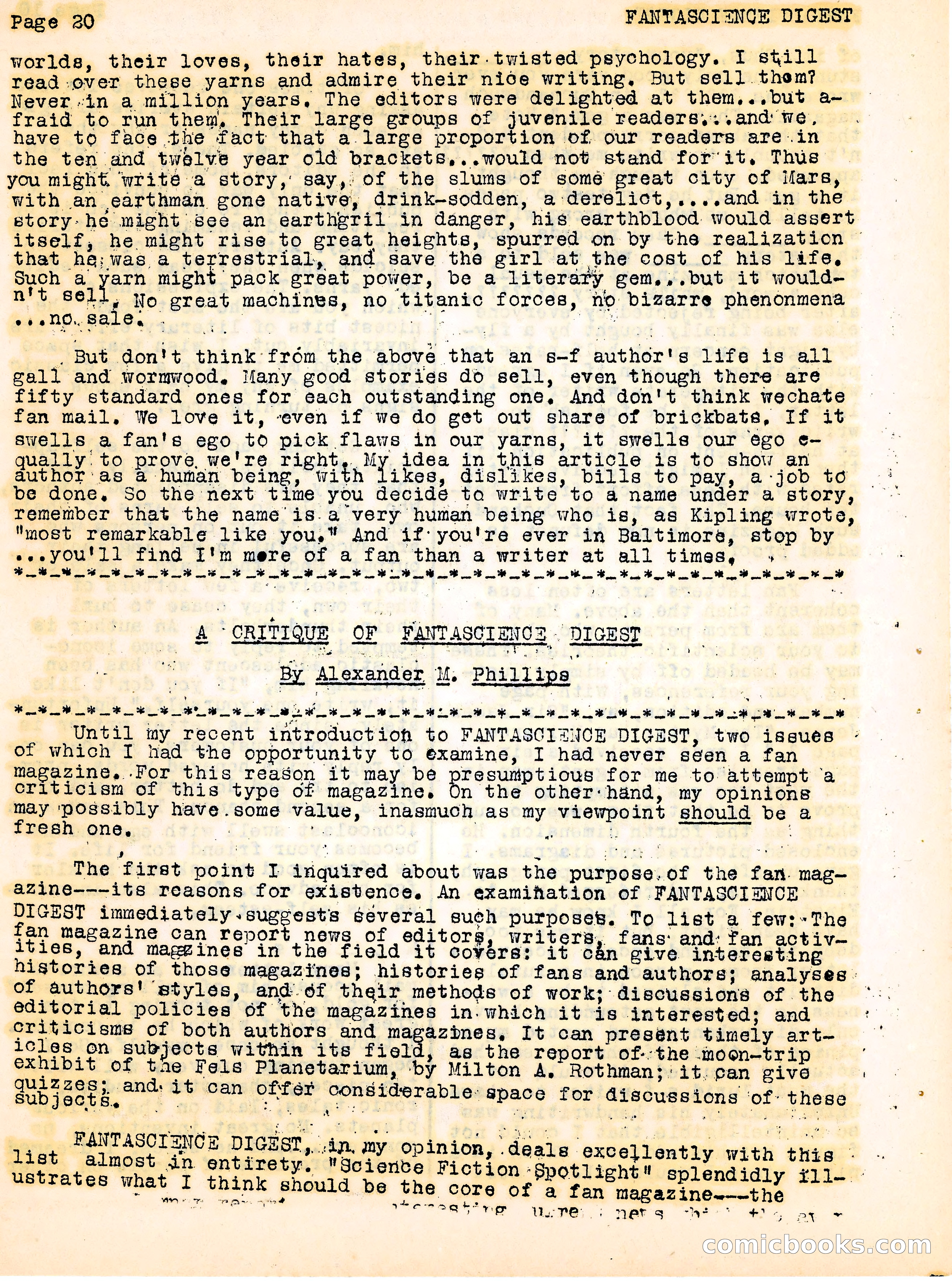 Fantascience Digest, Vol. 3, No. 1 — page 20 of 44