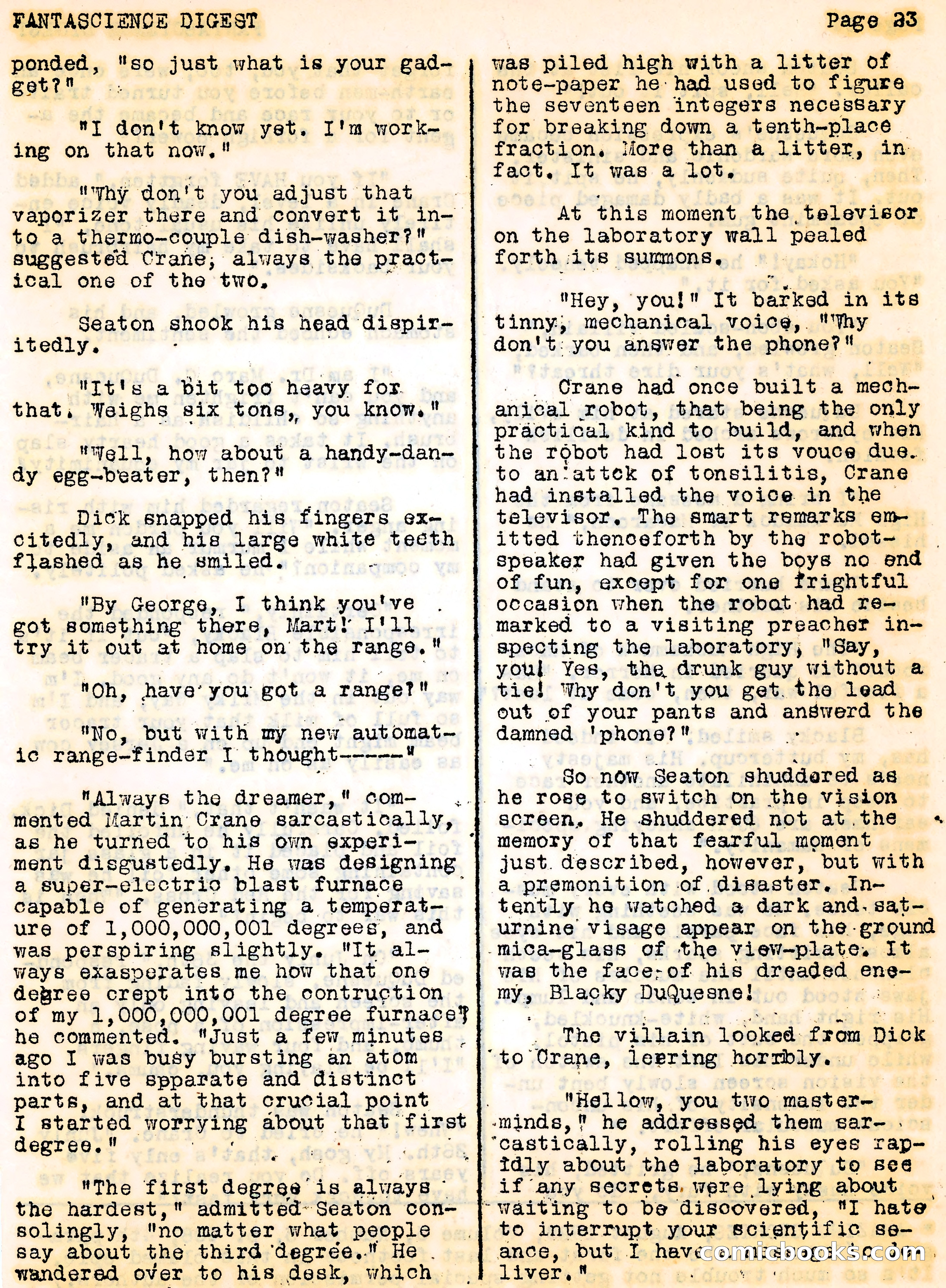 Fantascience Digest, Vol. 3, No. 1 — page 23 of 44