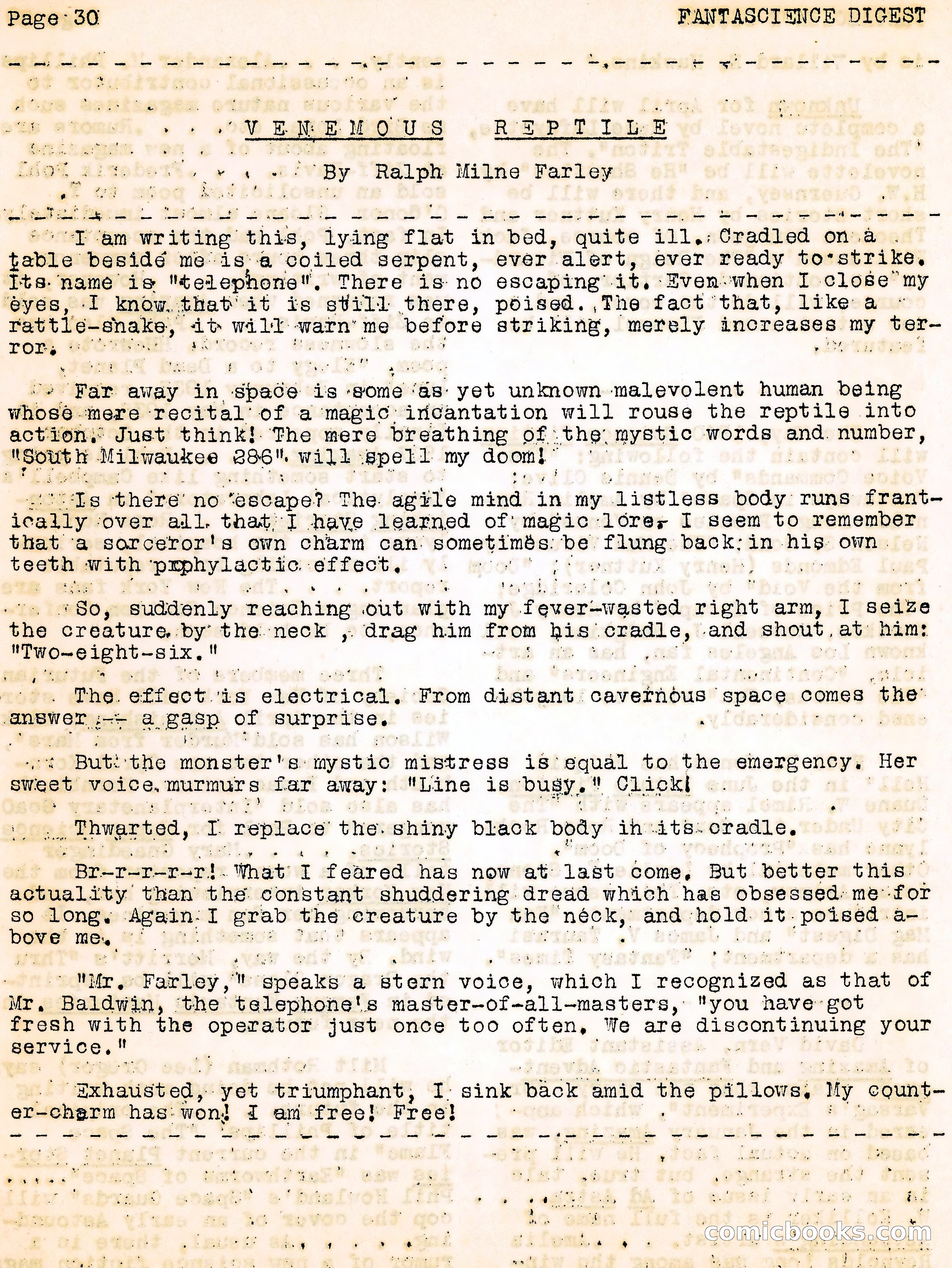 Fantascience Digest, Vol. 3, No. 1 — page 30 of 44