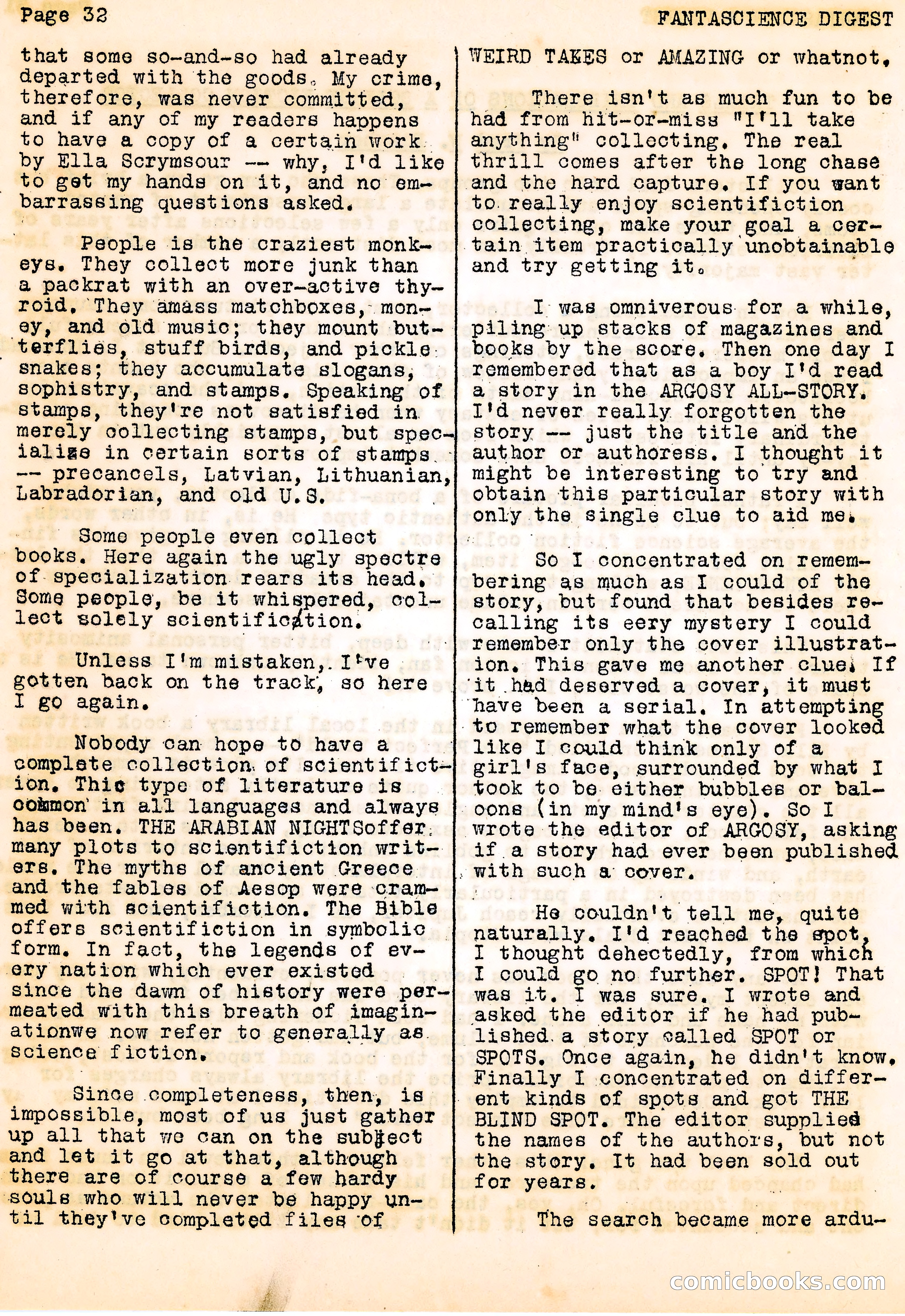 Fantascience Digest, Vol. 3, No. 1 — page 32 of 44