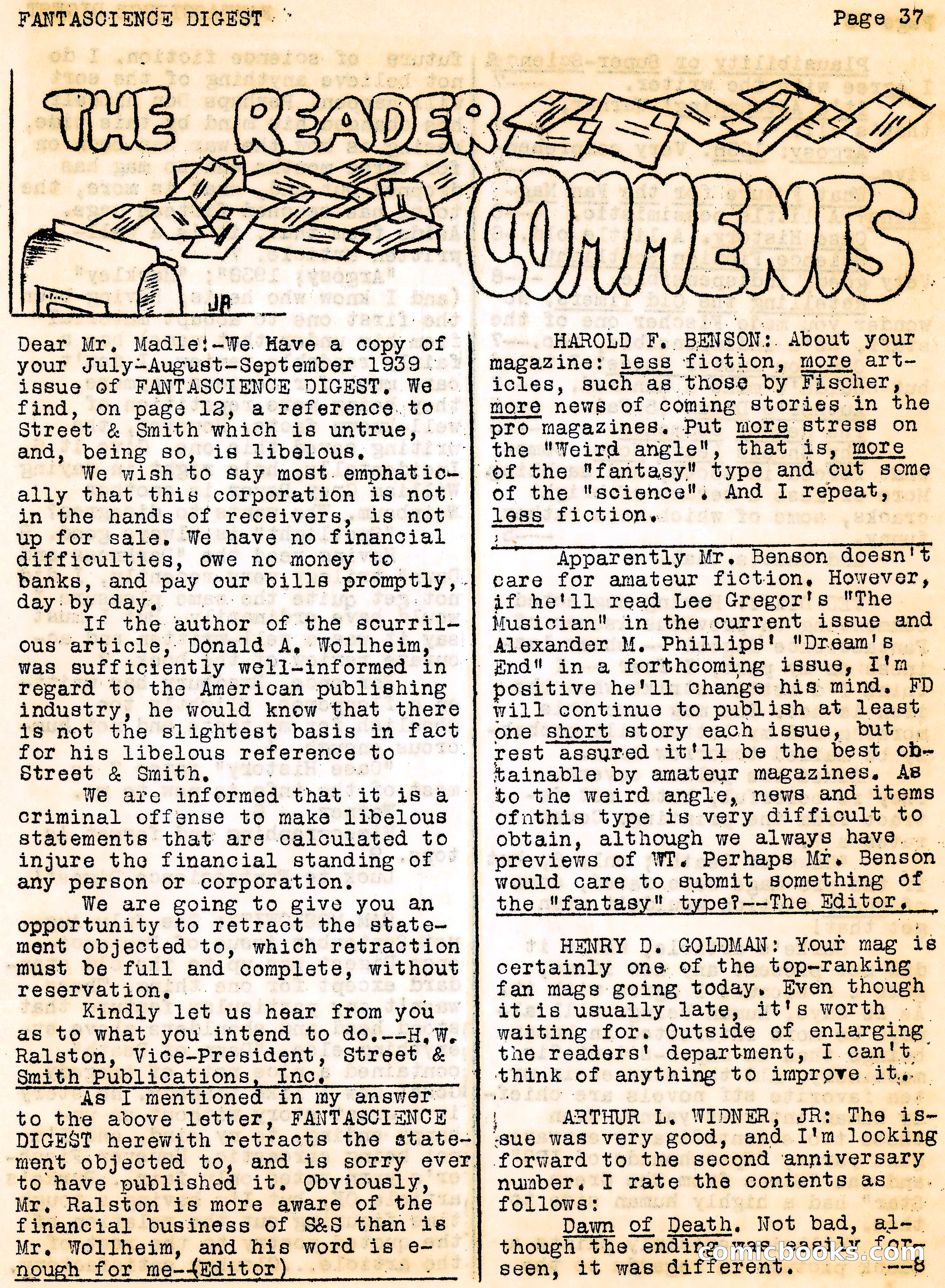 Fantascience Digest, Vol. 3, No. 1 — page 37 of 44