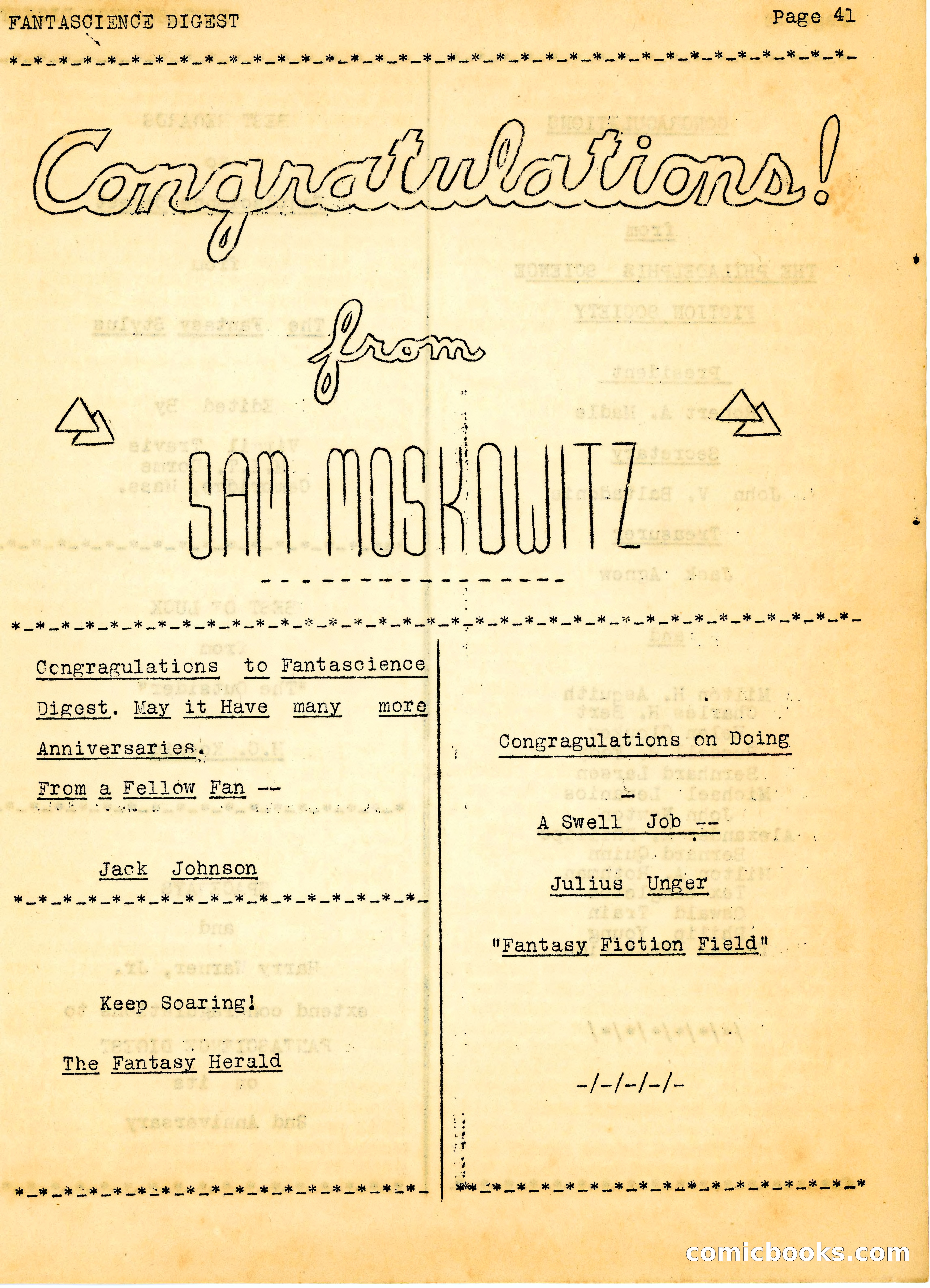 Fantascience Digest, Vol. 3, No. 1 — page 41 of 44