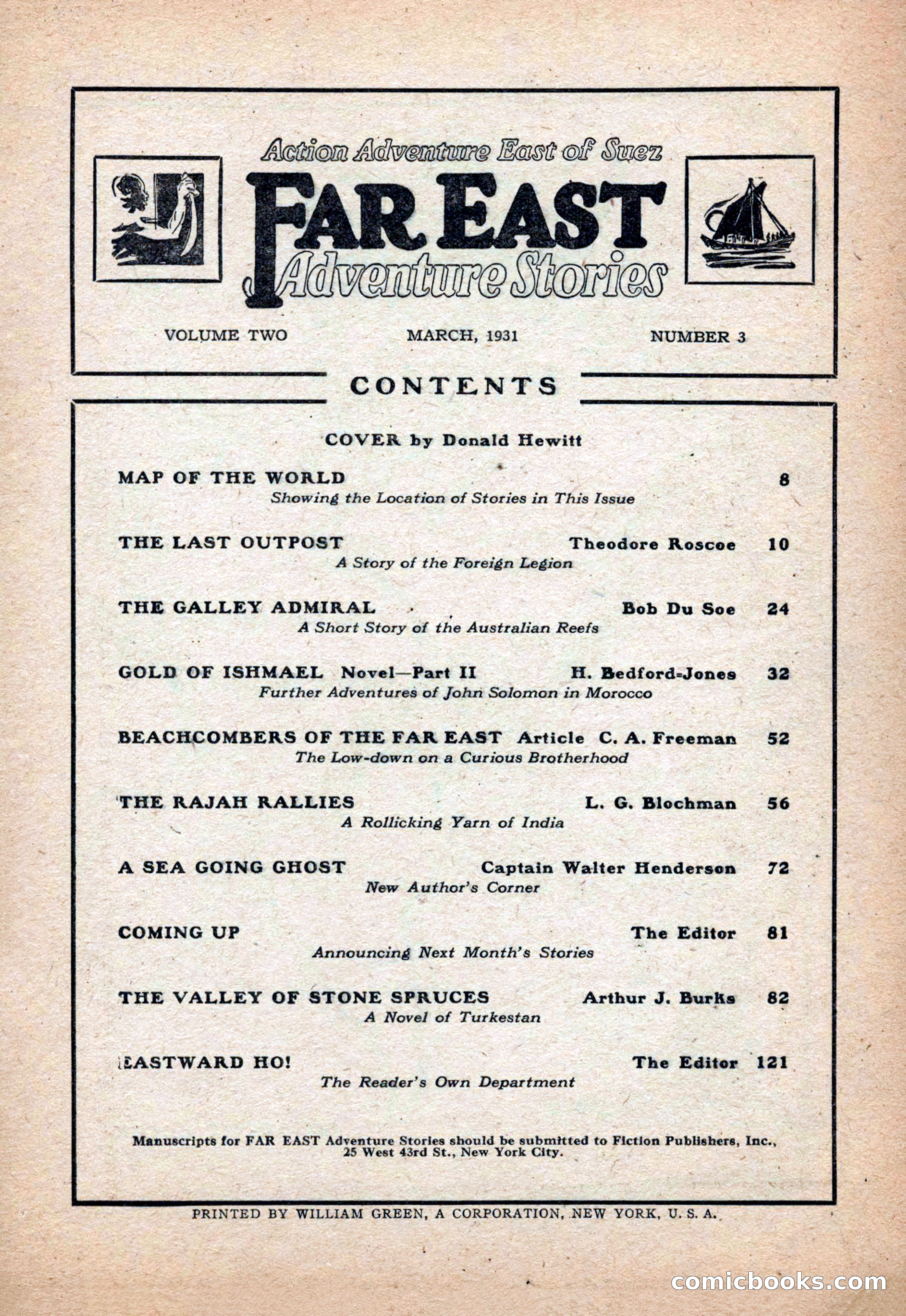 Far East Adventure Stories, March 1931 — page 9 of 132
