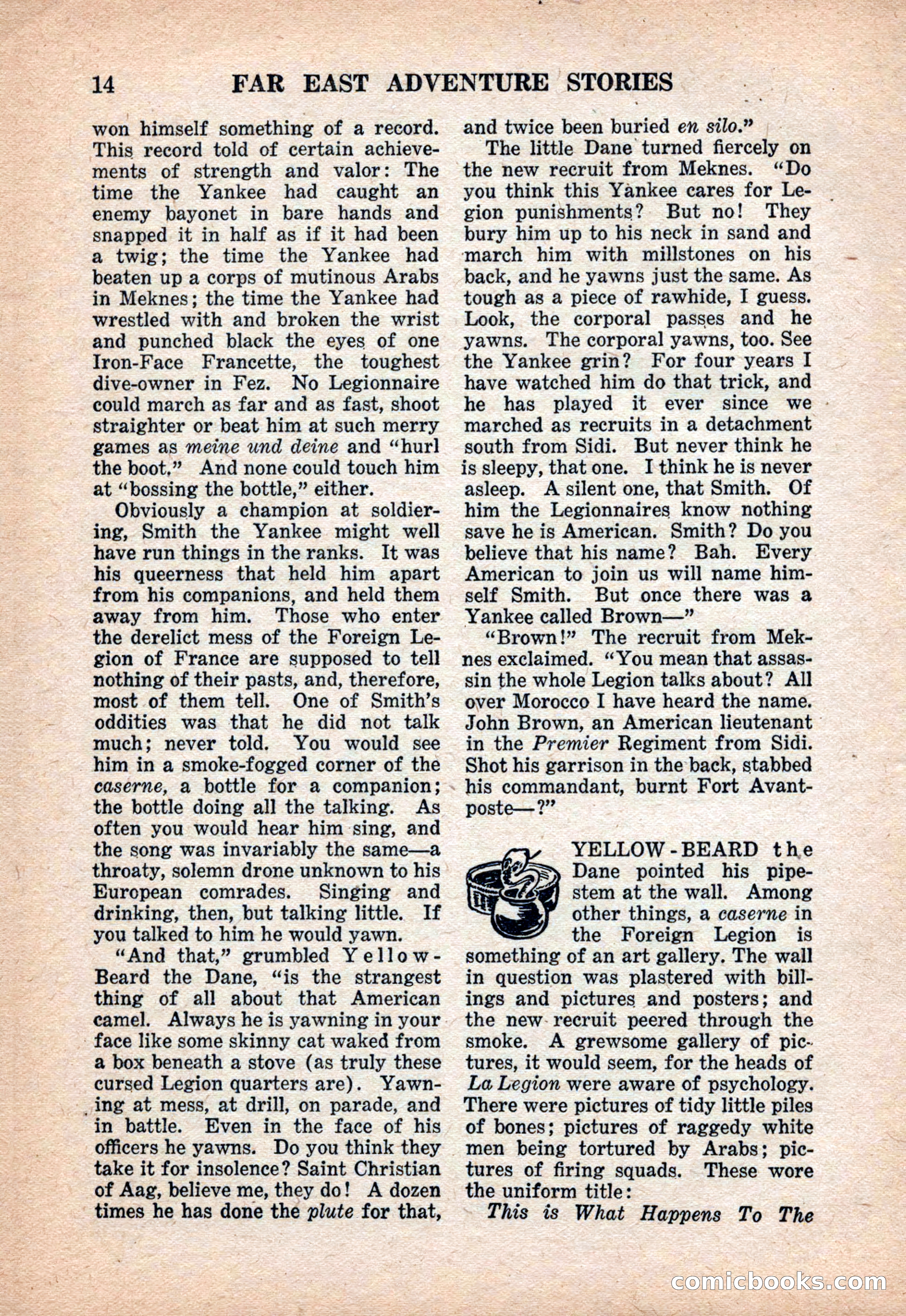 Far East Adventure Stories, March 1931 — page 16 of 132