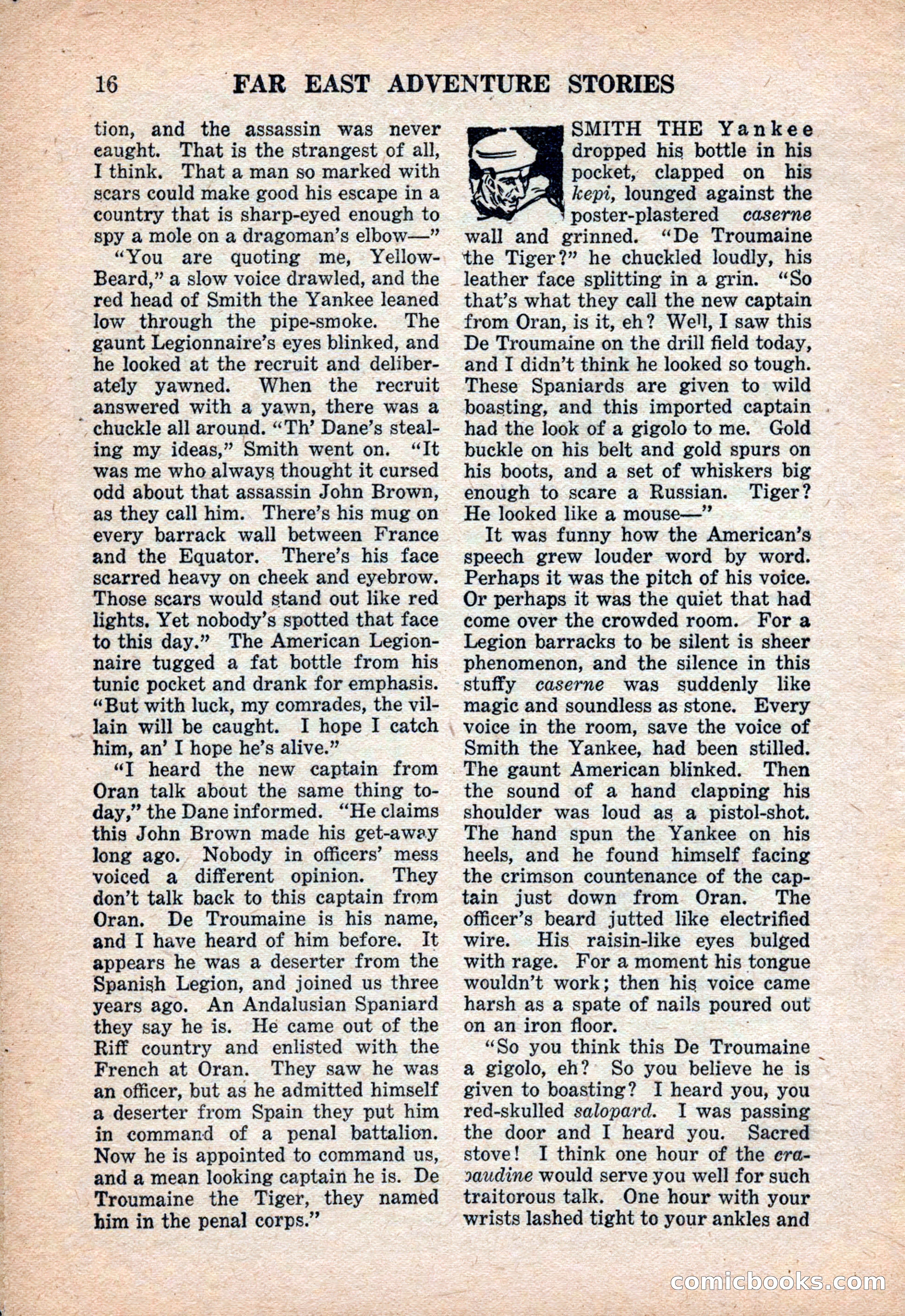 Far East Adventure Stories, March 1931 — page 18 of 132