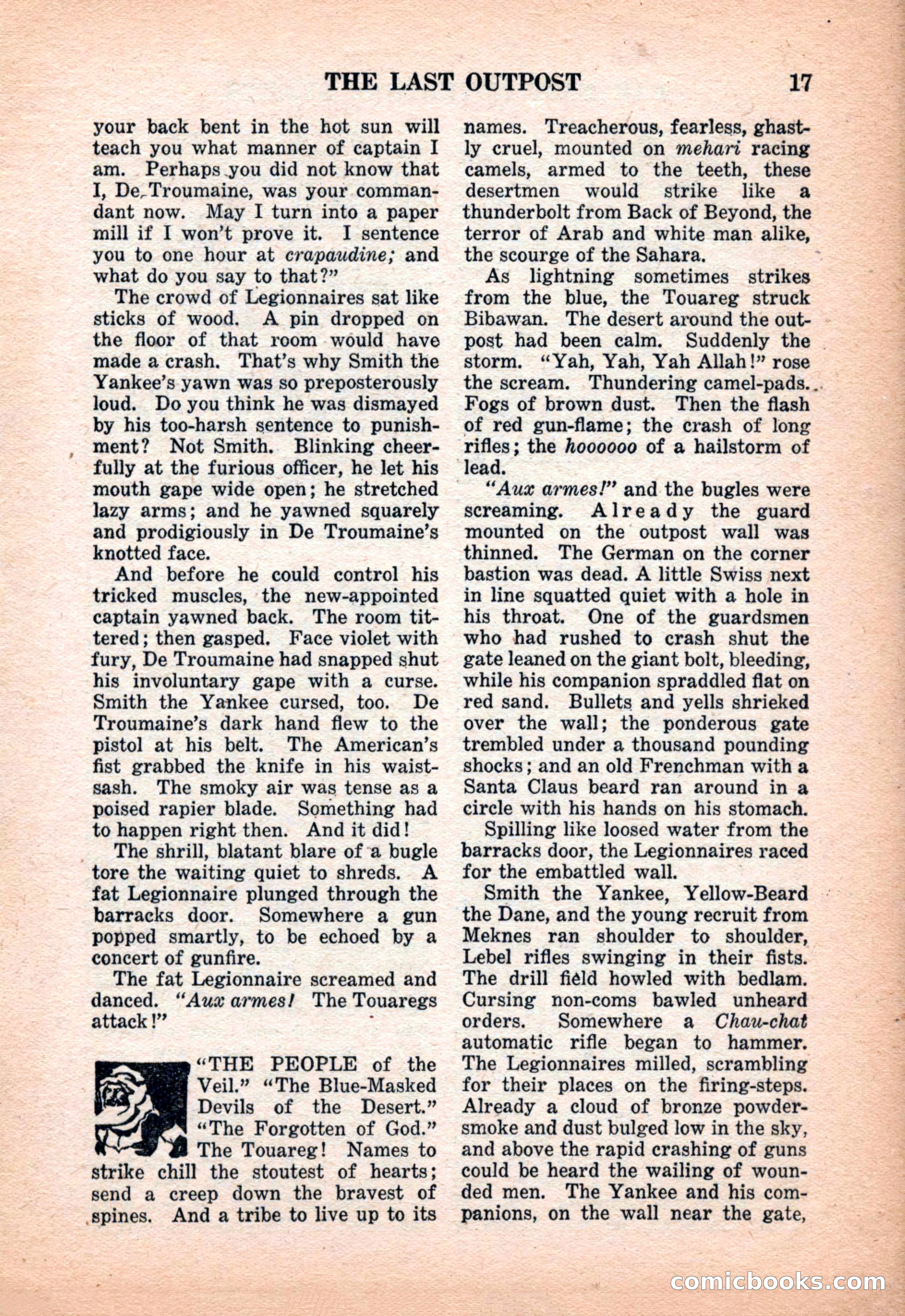 Far East Adventure Stories, March 1931 — page 19 of 132