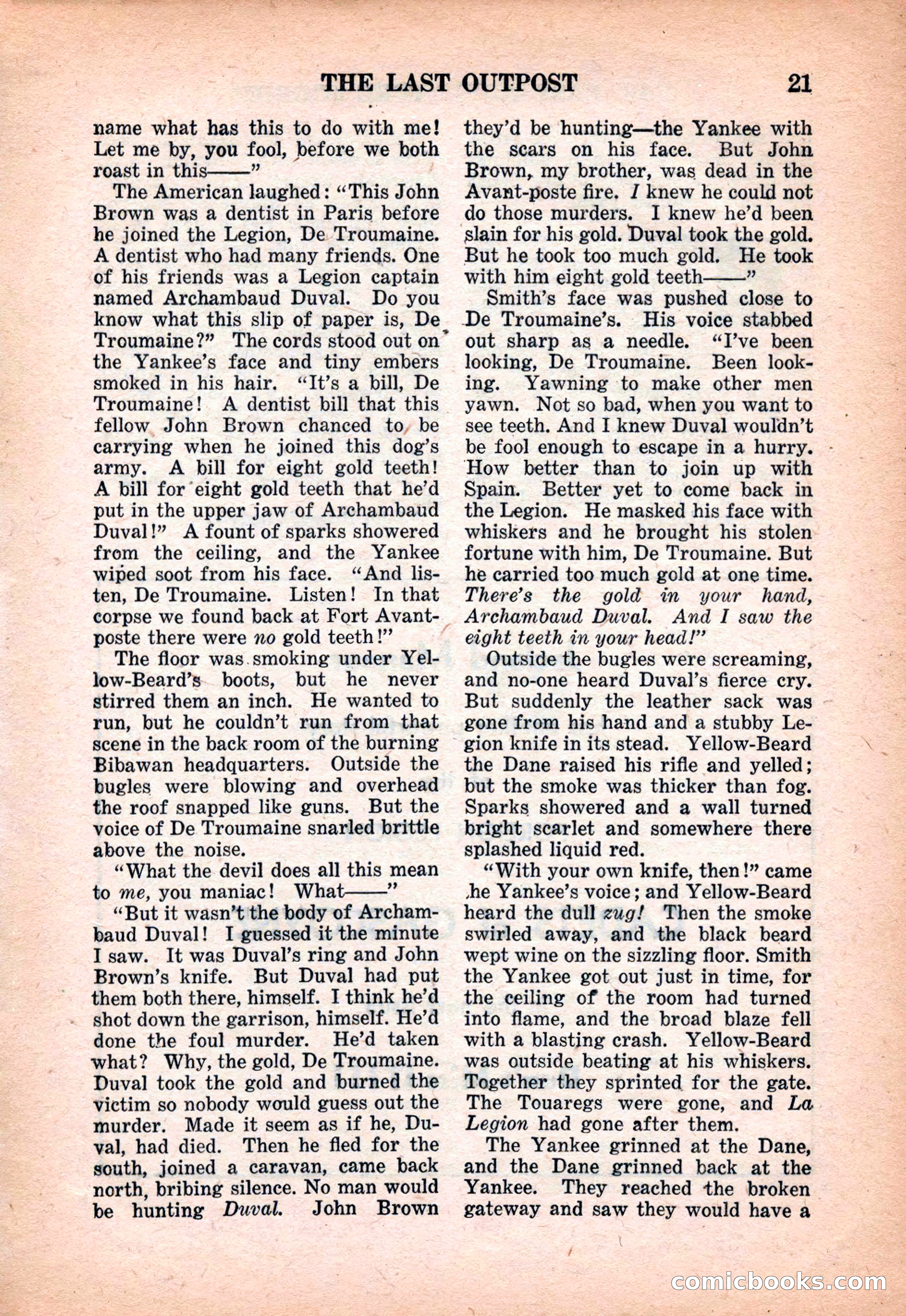 Far East Adventure Stories, March 1931 — page 23 of 132