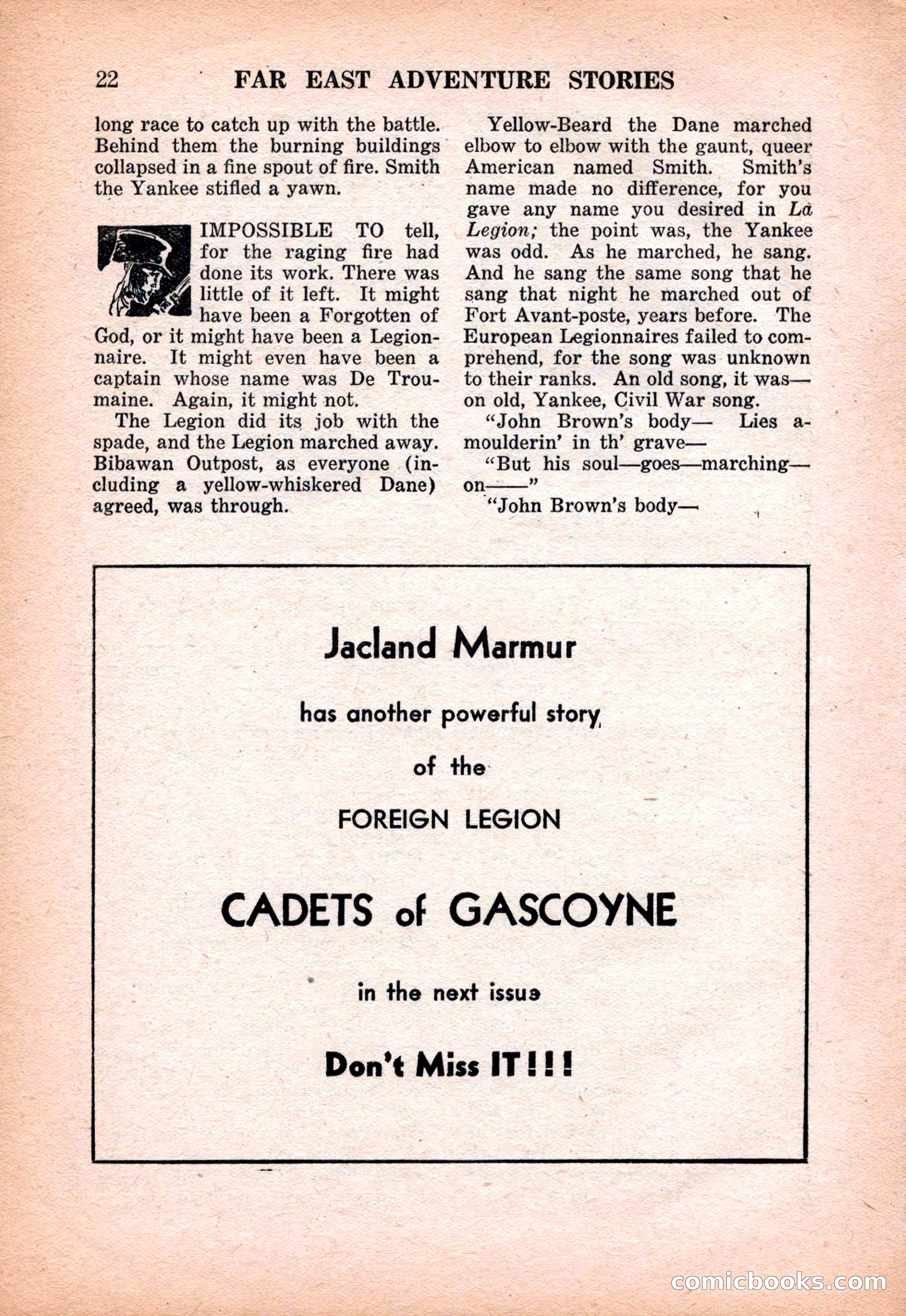 Far East Adventure Stories, March 1931 — page 24 of 132