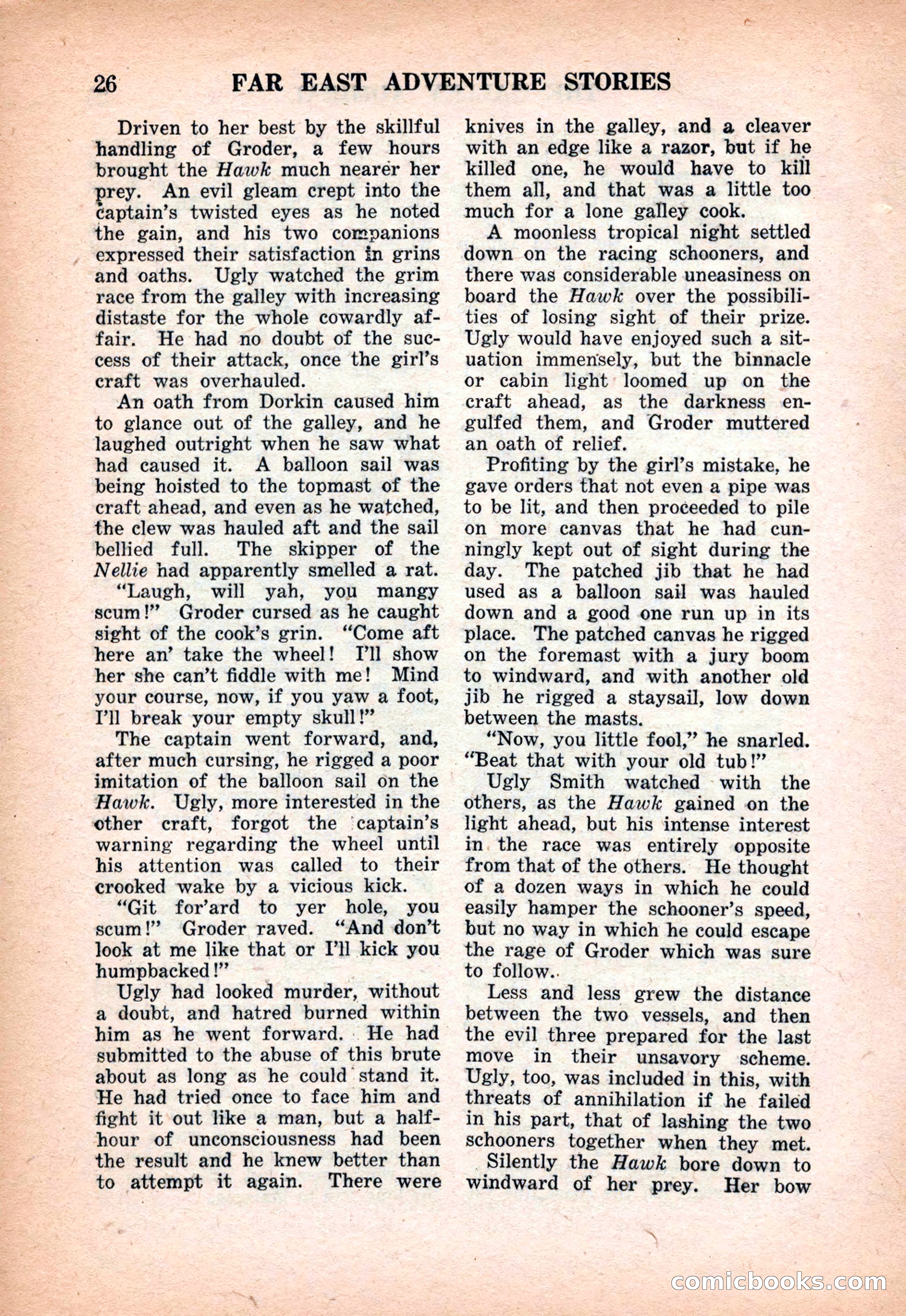 Far East Adventure Stories, March 1931 — page 28 of 132