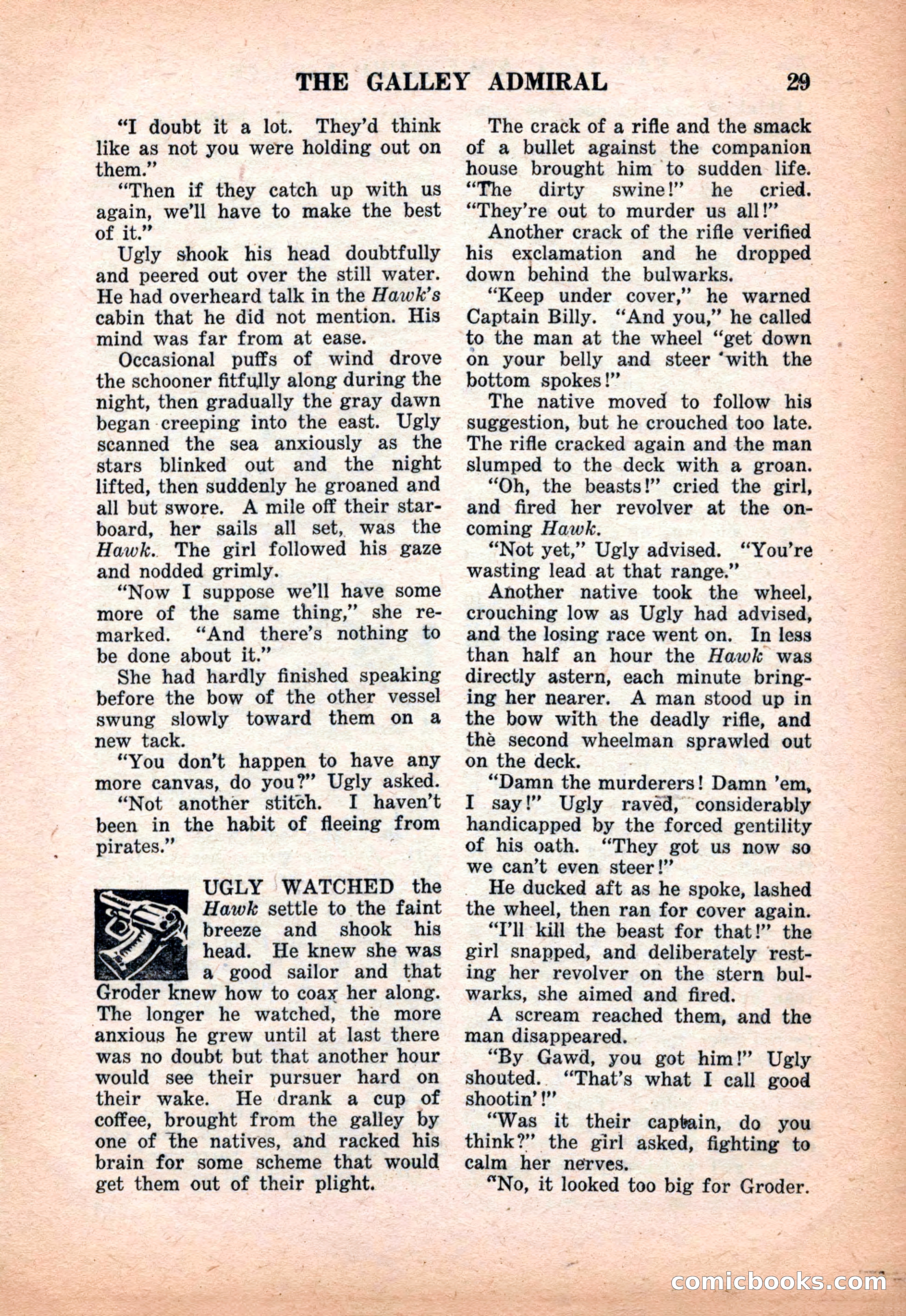 Far East Adventure Stories, March 1931 — page 31 of 132