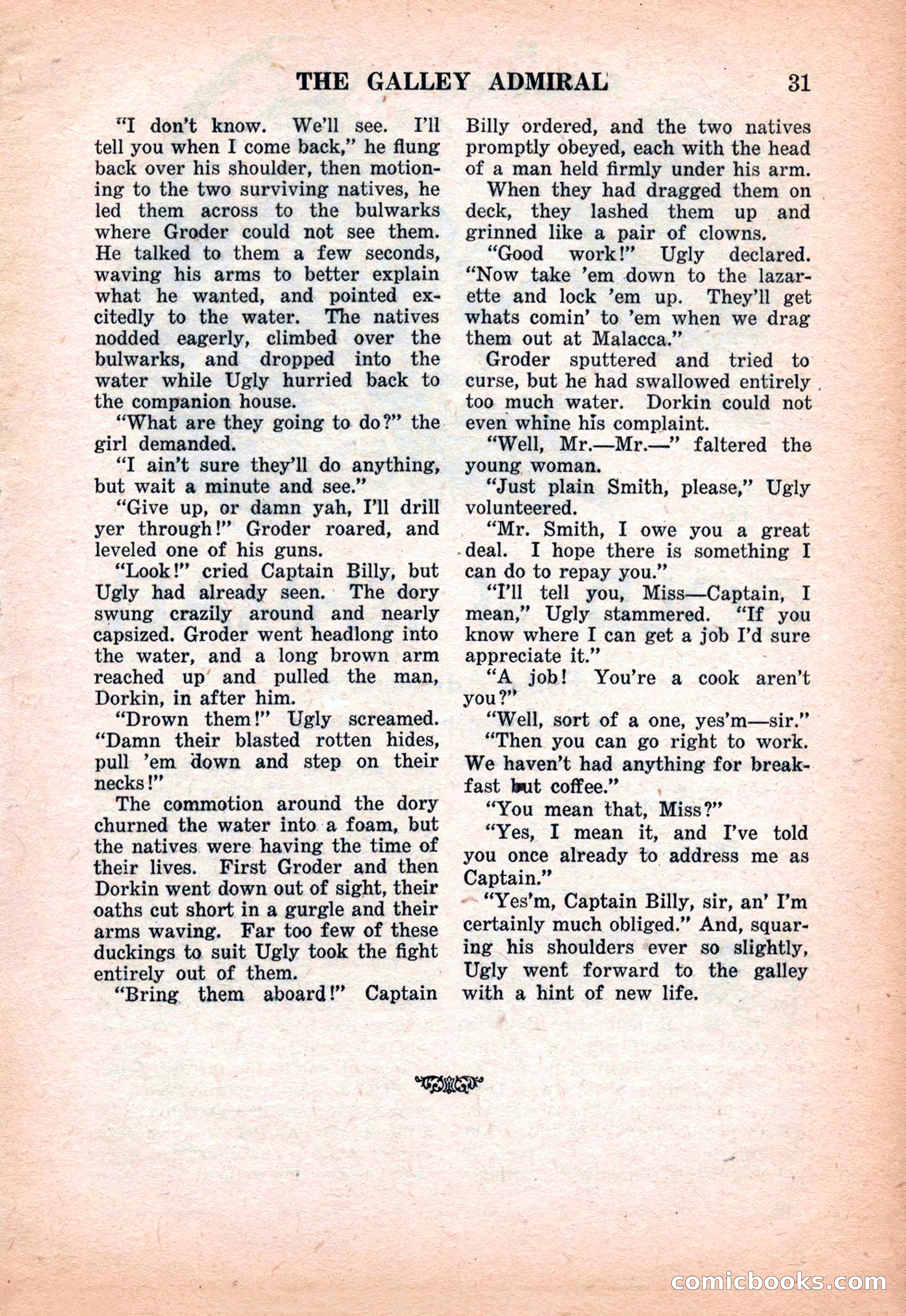 Far East Adventure Stories, March 1931 — page 33 of 132