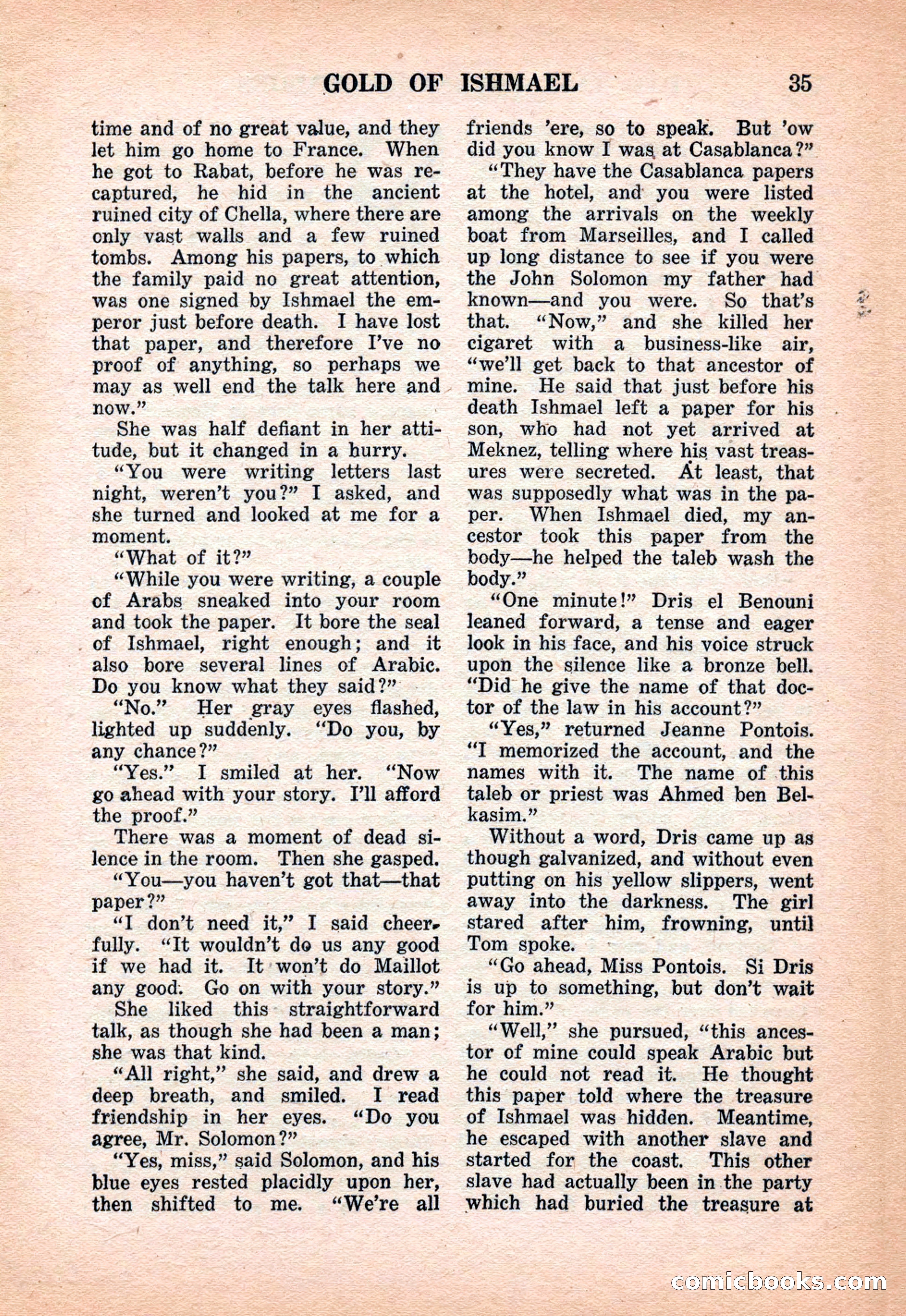Far East Adventure Stories, March 1931 — page 37 of 132