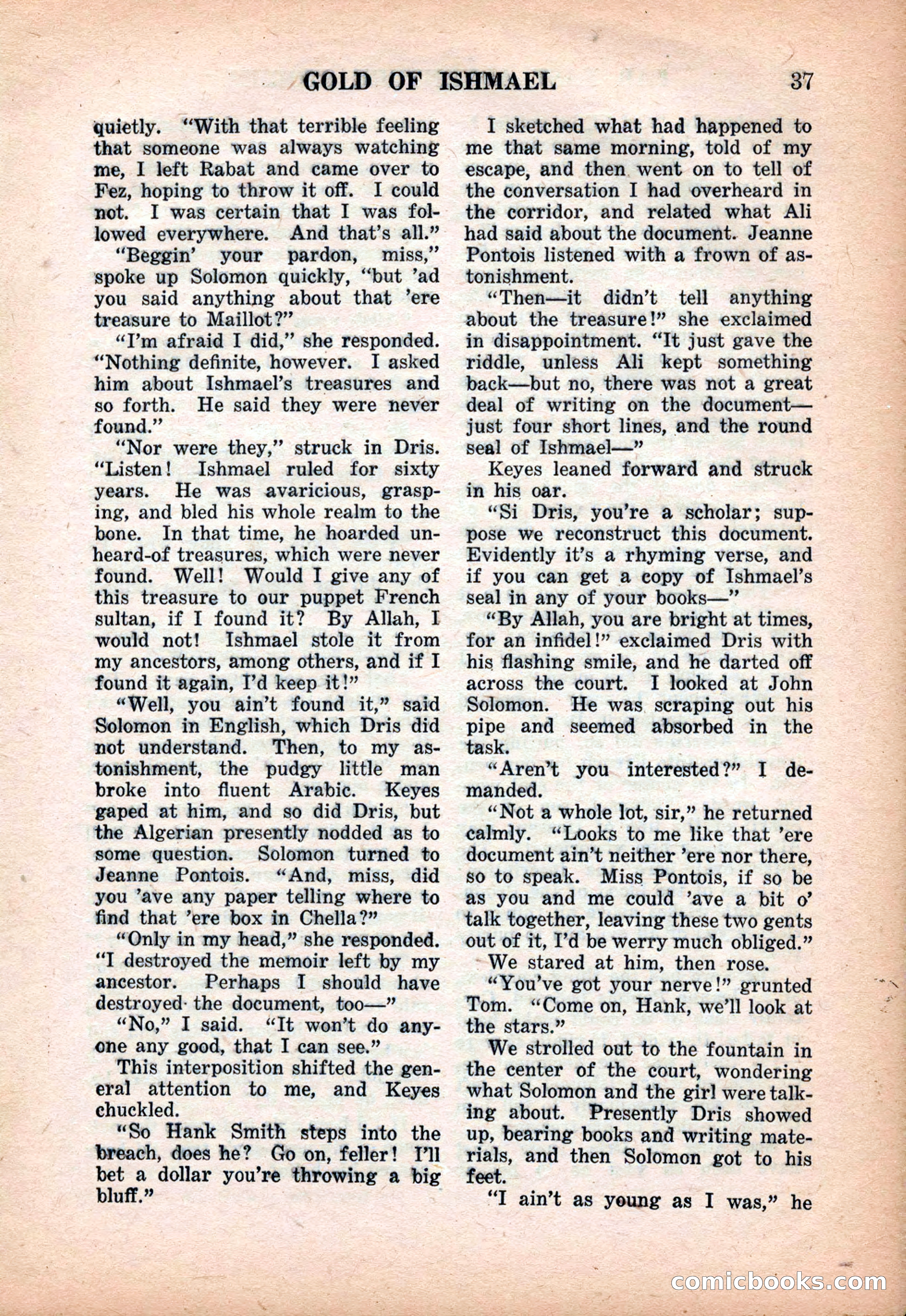 Far East Adventure Stories, March 1931 — page 39 of 132