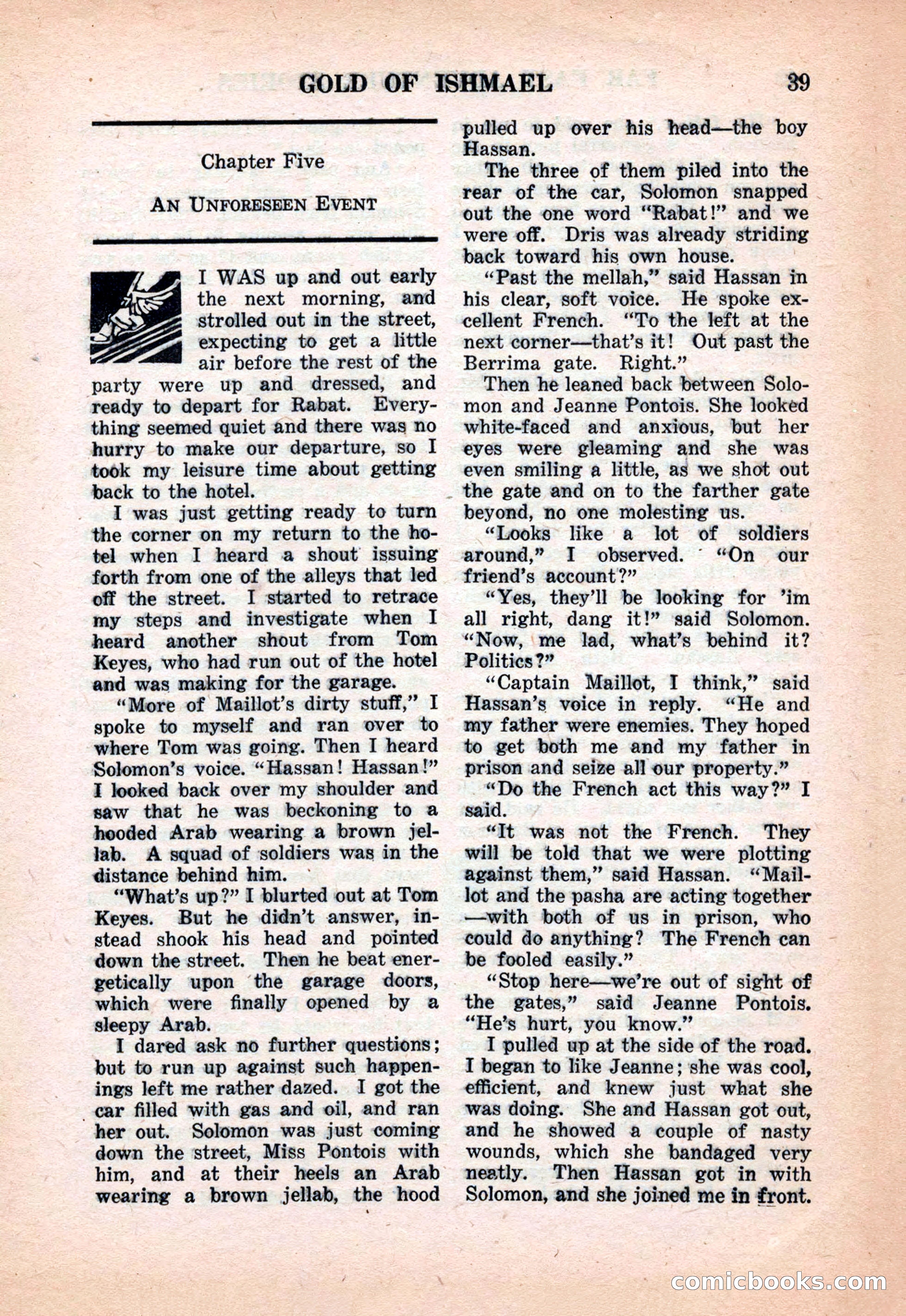 Far East Adventure Stories, March 1931 — page 41 of 132