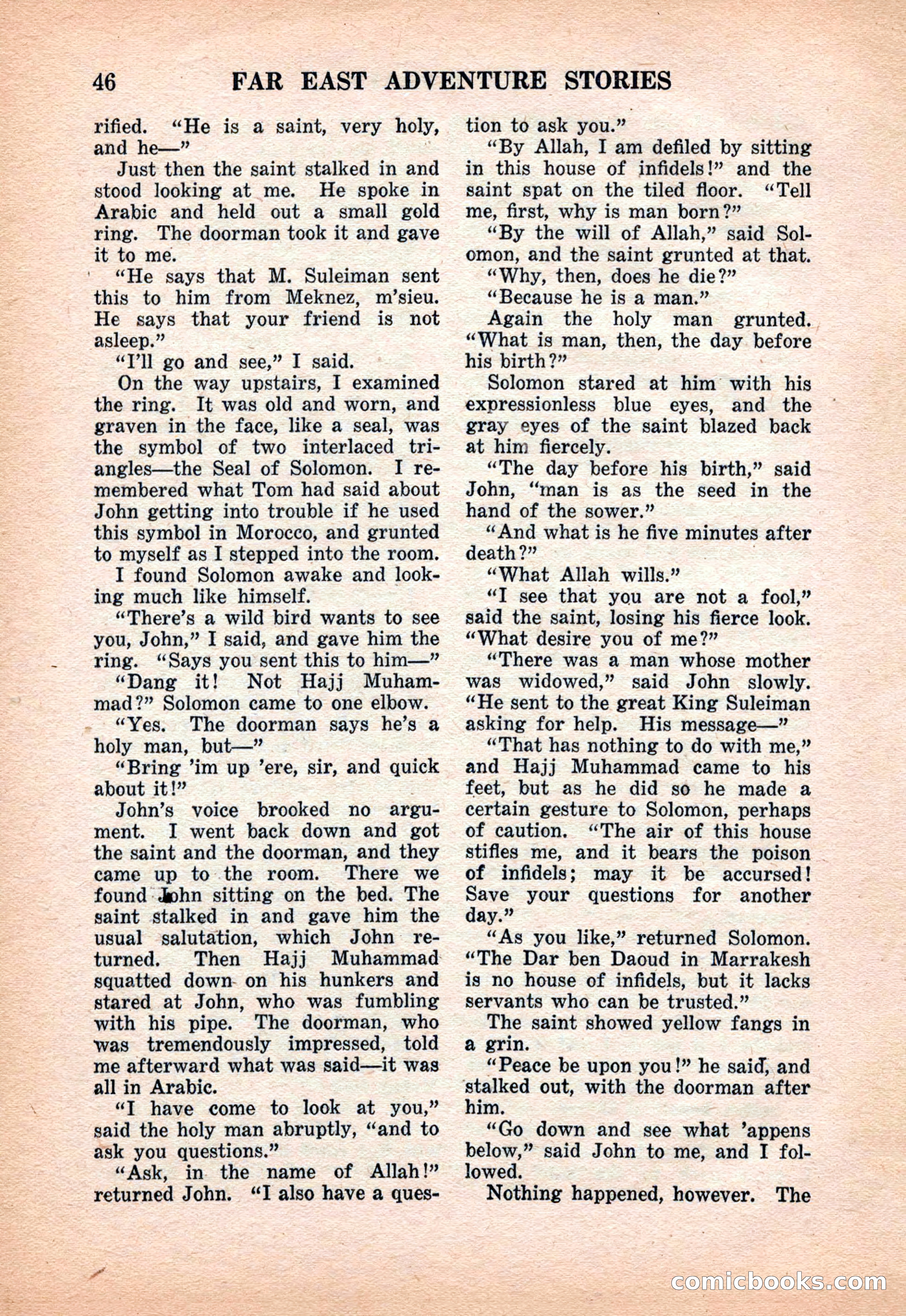 Far East Adventure Stories, March 1931 — page 48 of 132