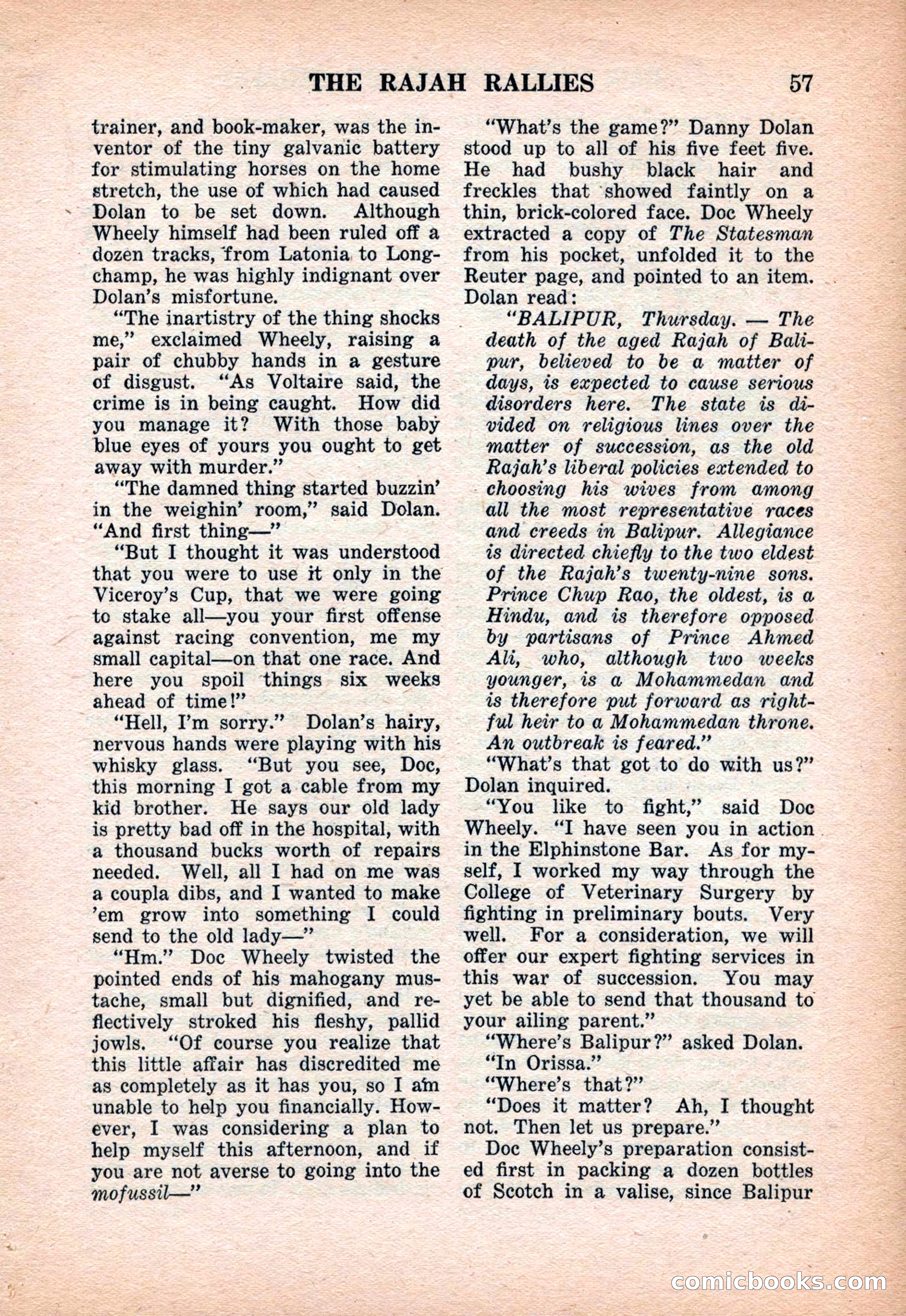 Far East Adventure Stories, March 1931 — page 59 of 132