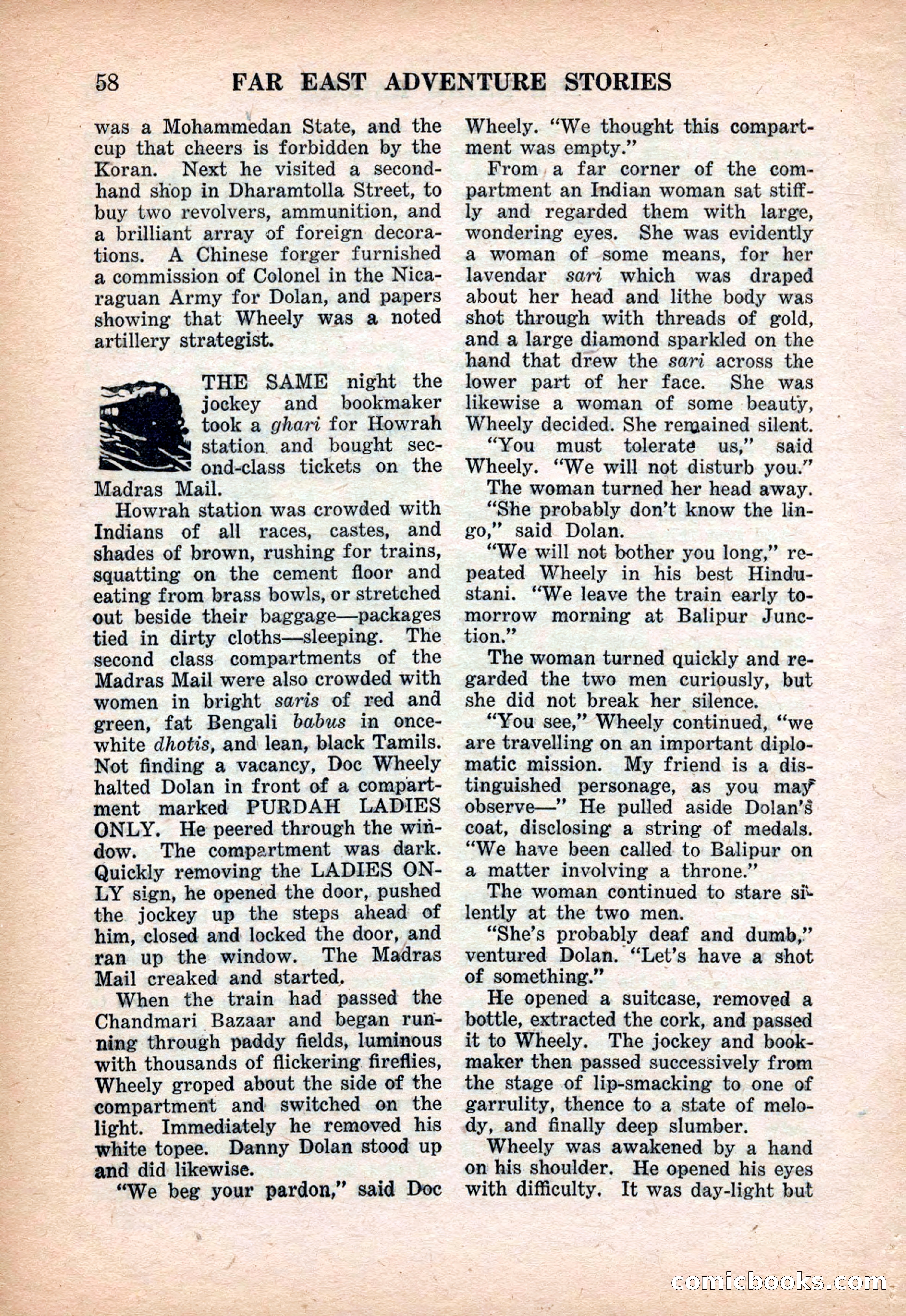 Far East Adventure Stories, March 1931 — page 60 of 132