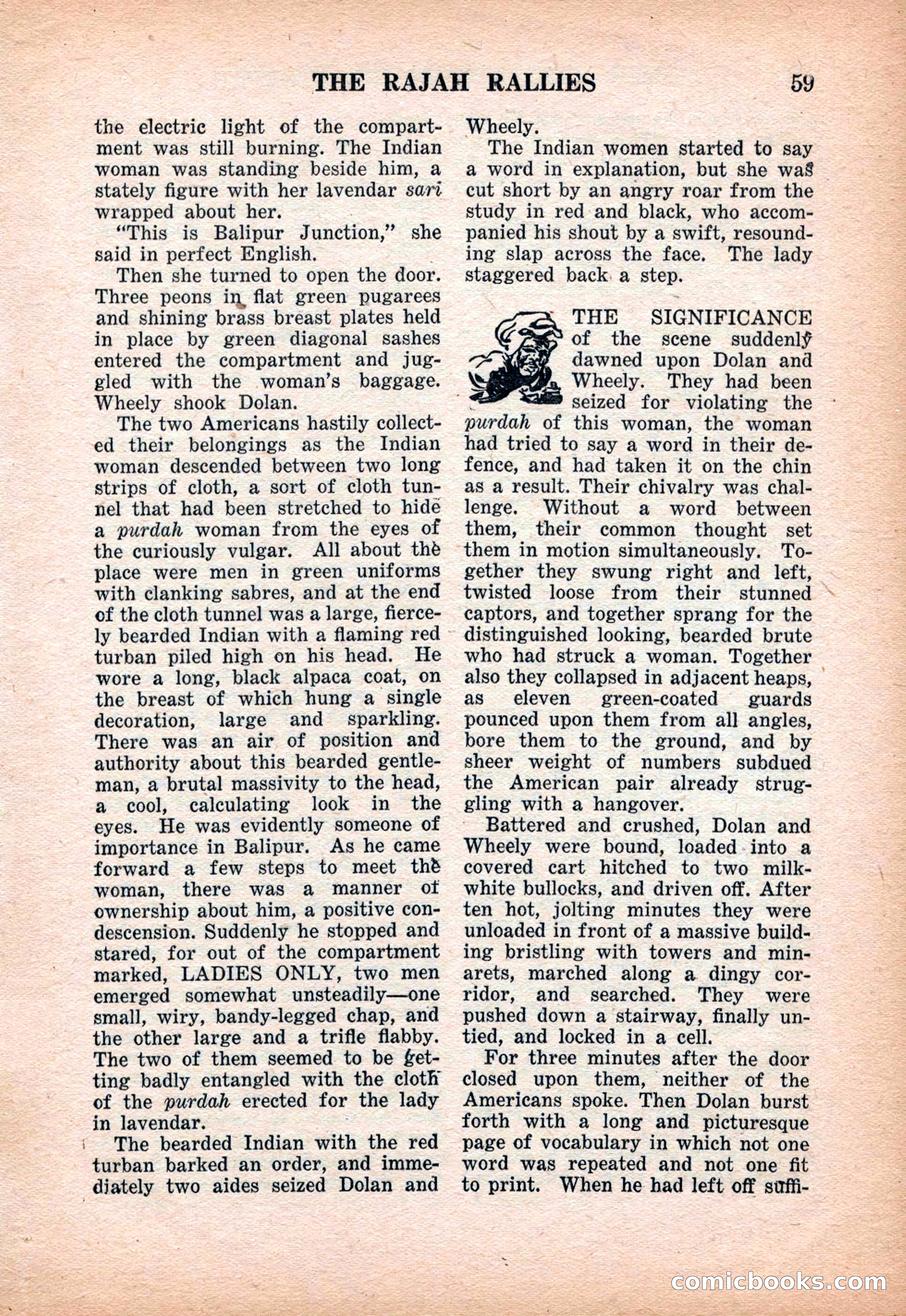 Far East Adventure Stories, March 1931 — page 61 of 132