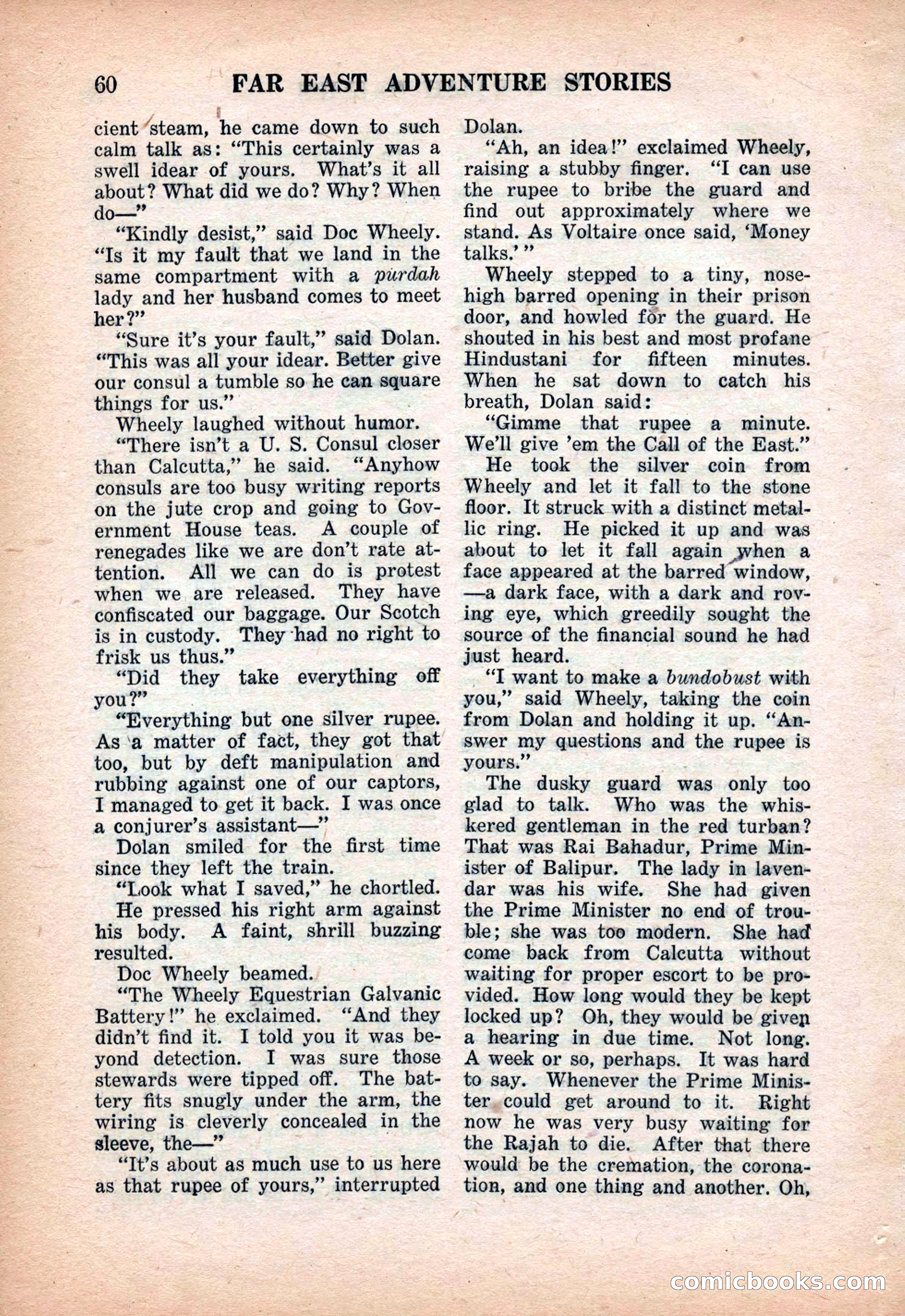 Far East Adventure Stories, March 1931 — page 62 of 132