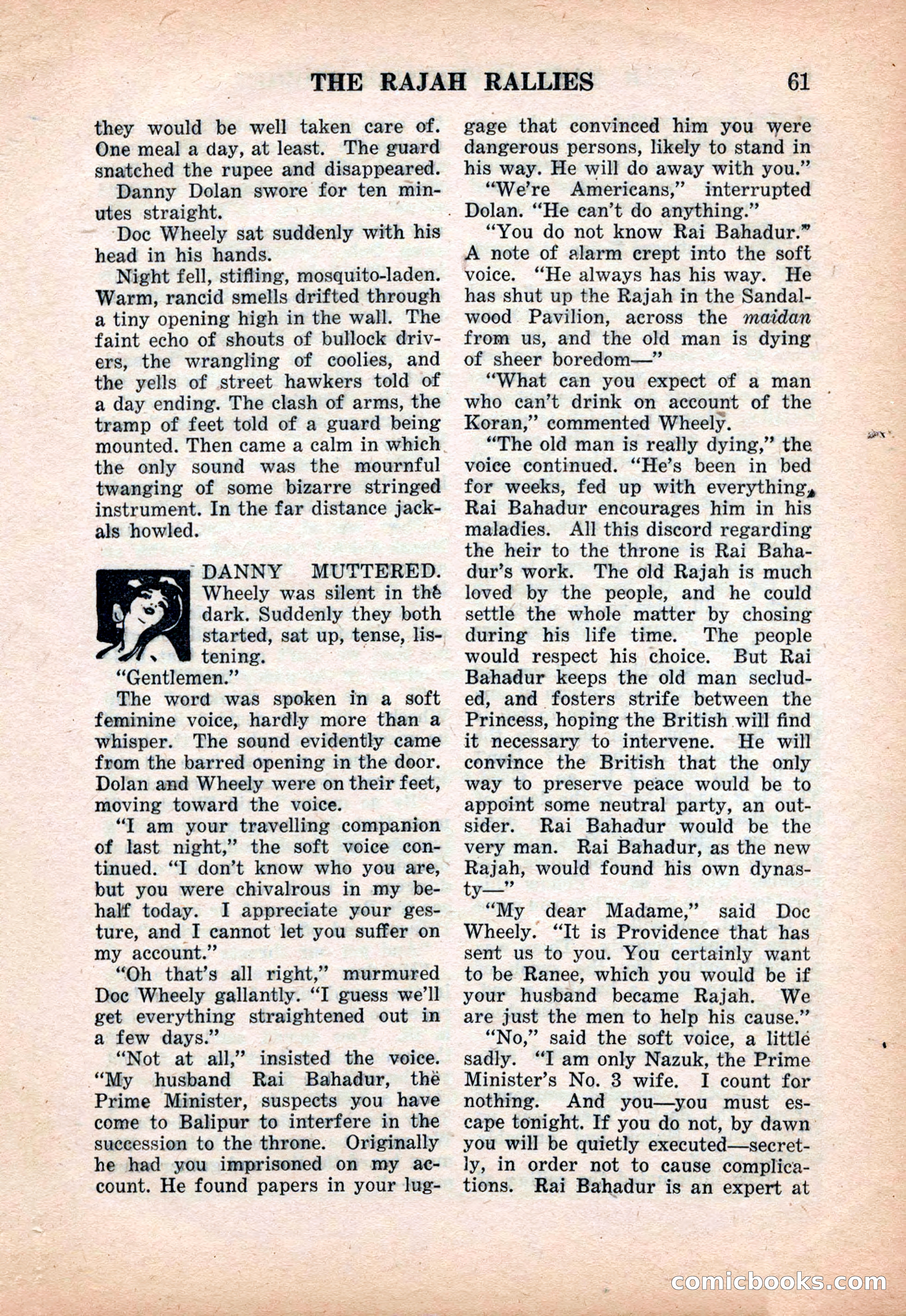 Far East Adventure Stories, March 1931 — page 63 of 132