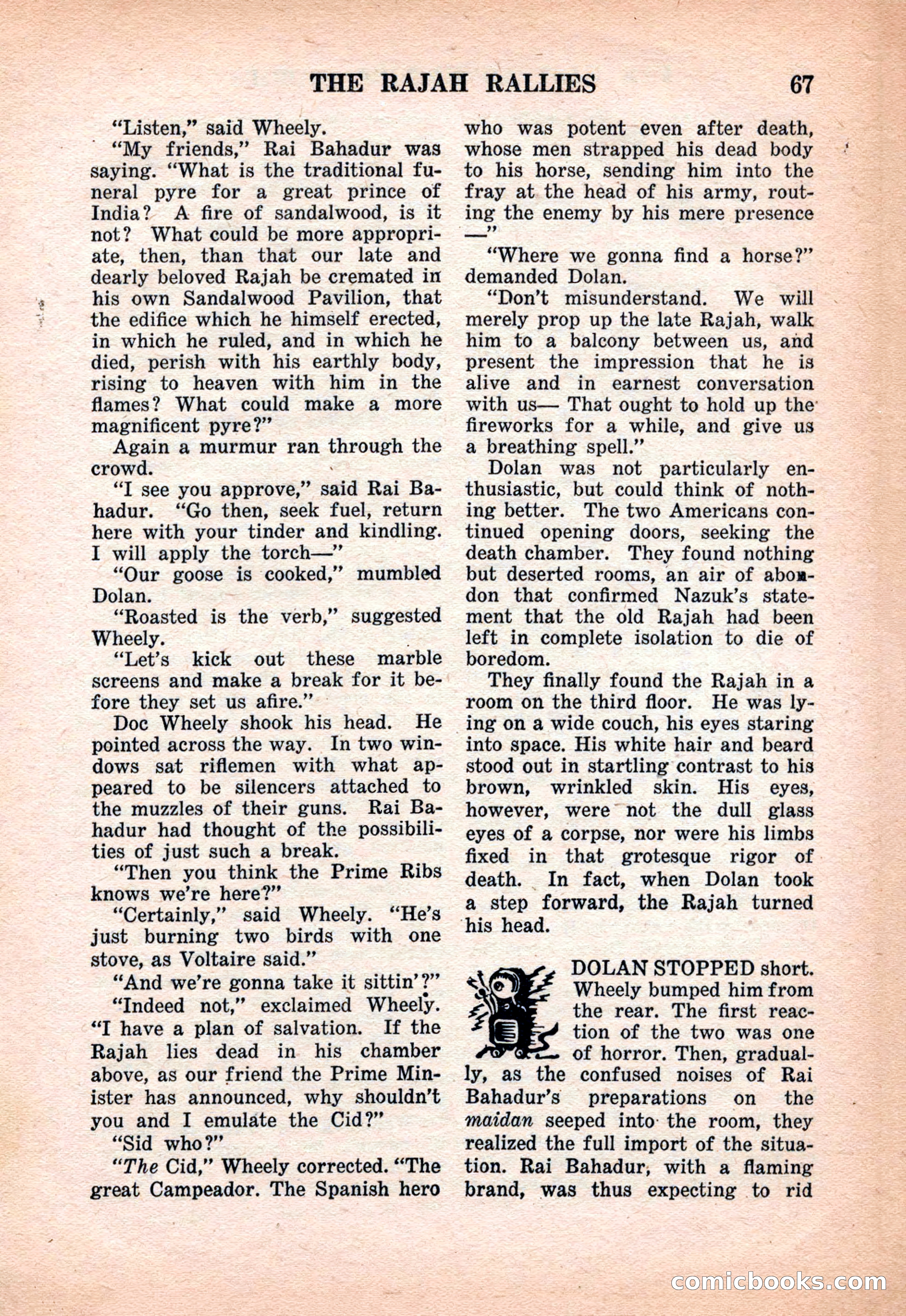 Far East Adventure Stories, March 1931 — page 69 of 132