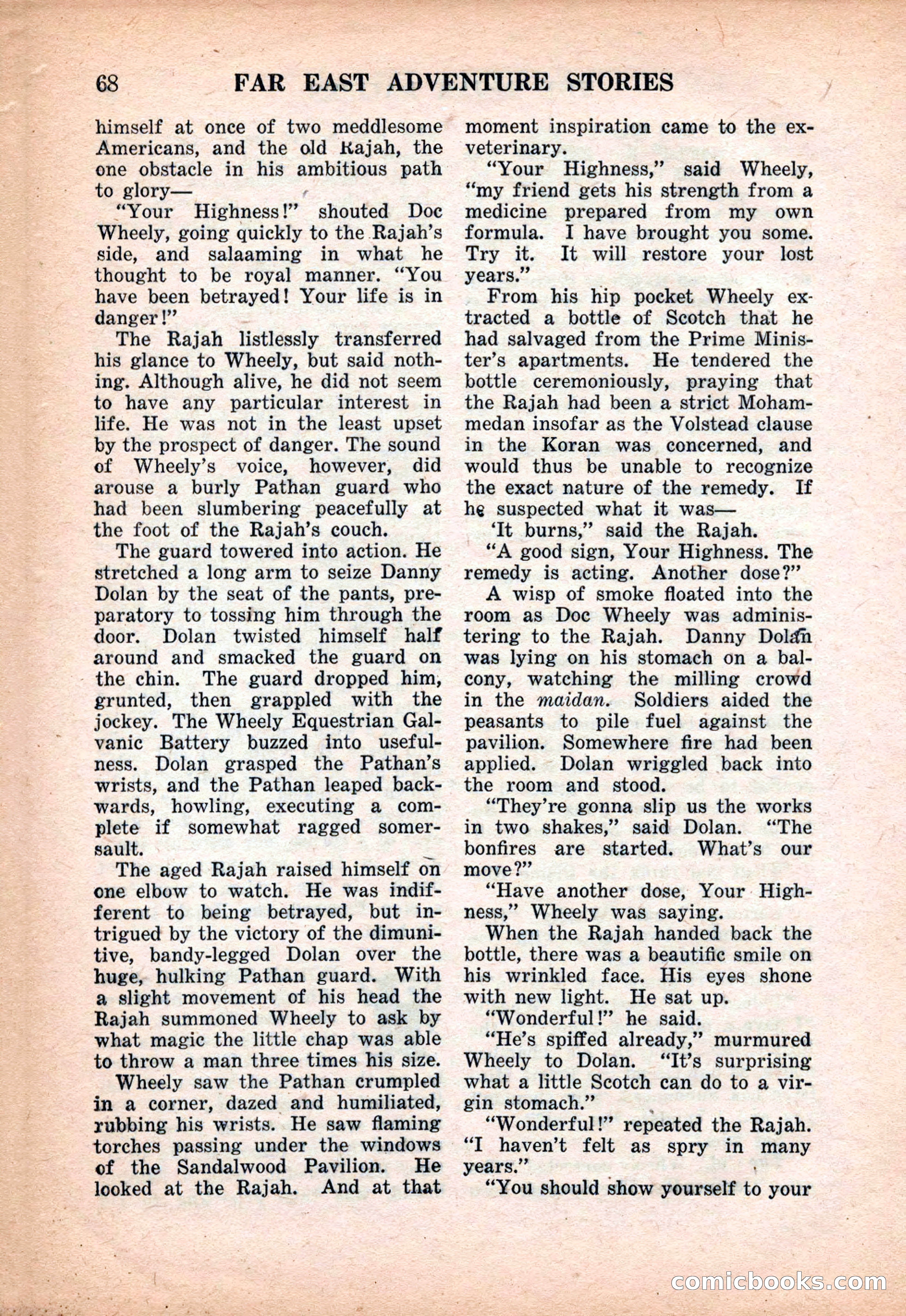 Far East Adventure Stories, March 1931 — page 70 of 132