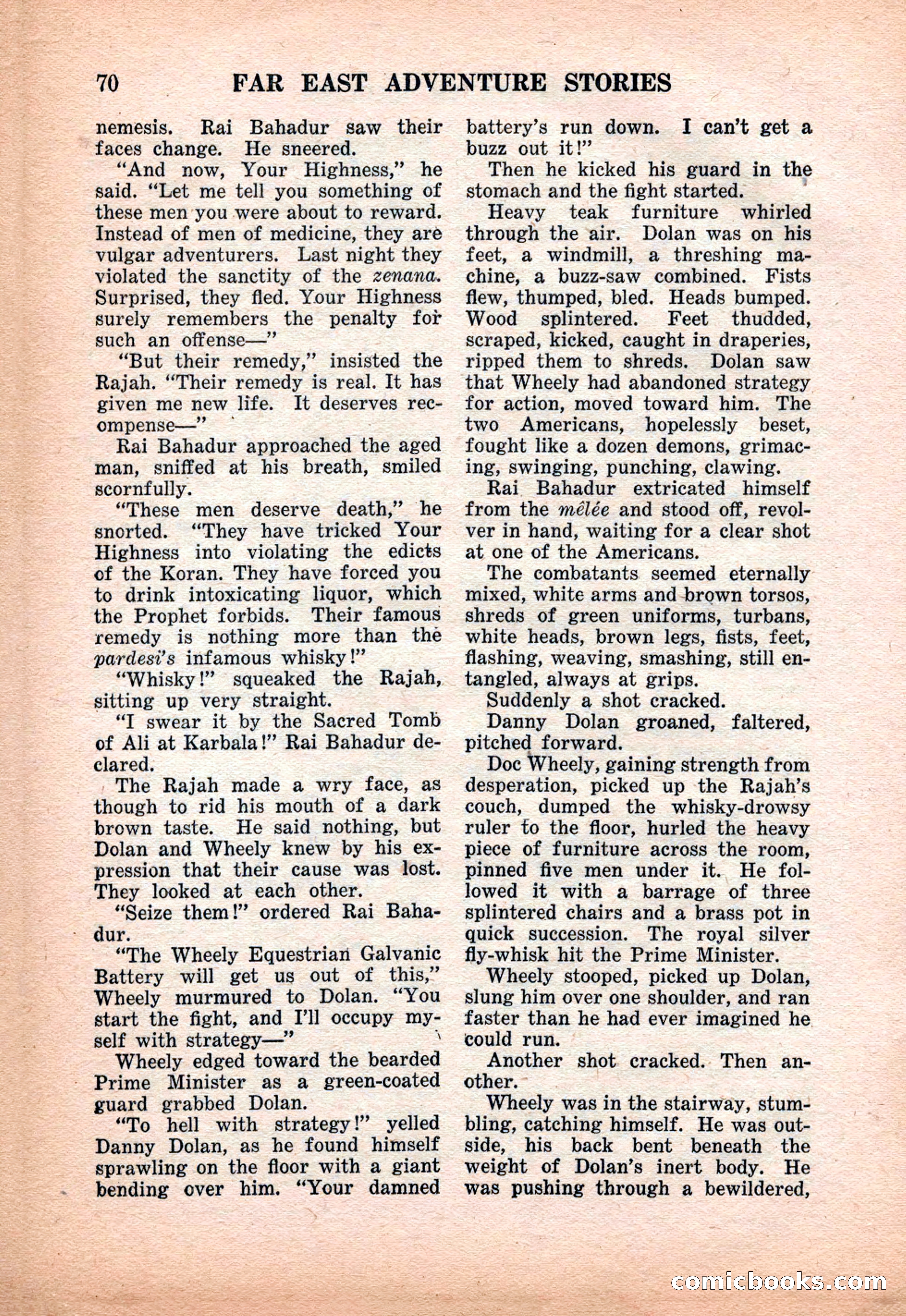 Far East Adventure Stories, March 1931 — page 72 of 132
