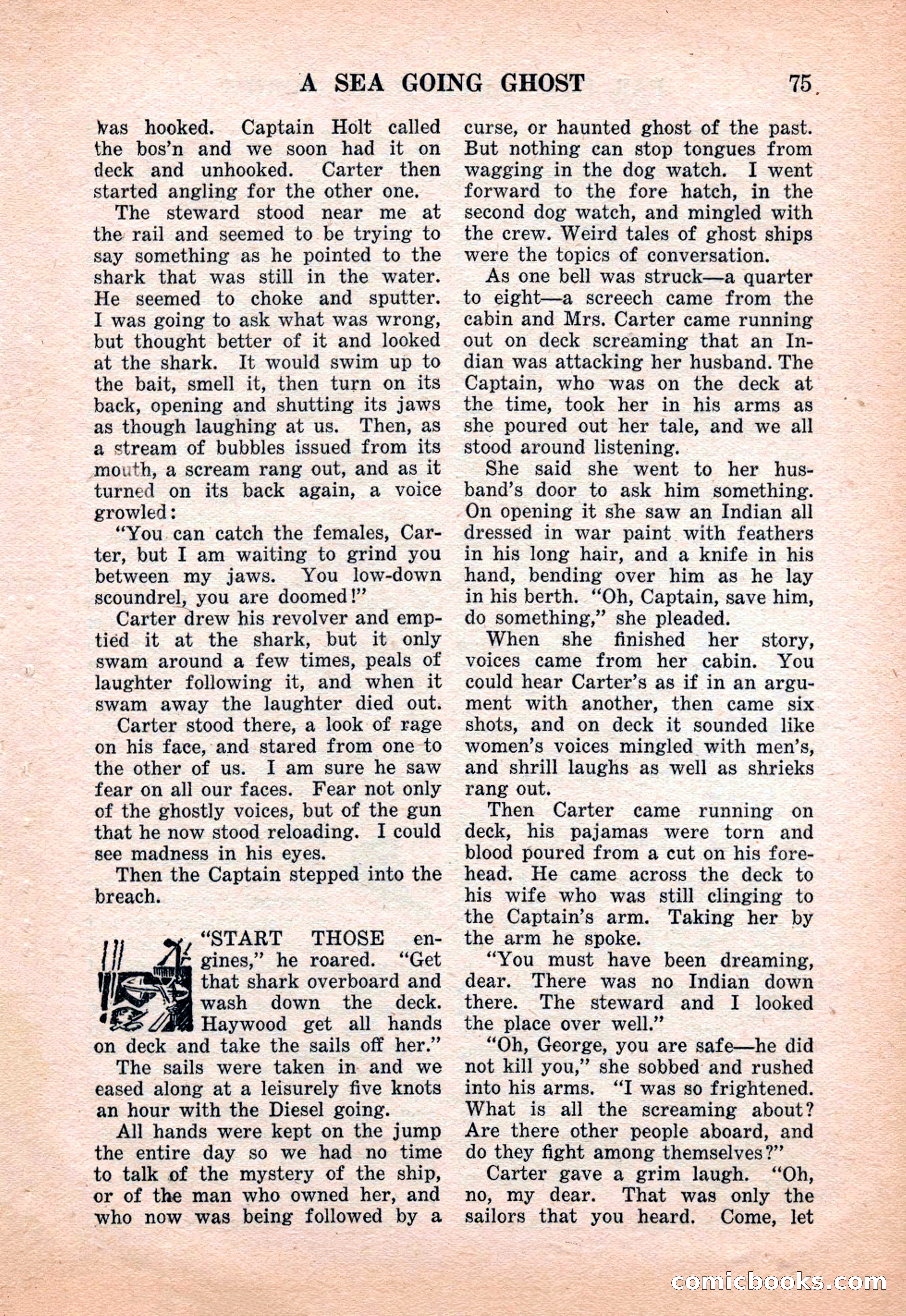 Far East Adventure Stories, March 1931 — page 77 of 132