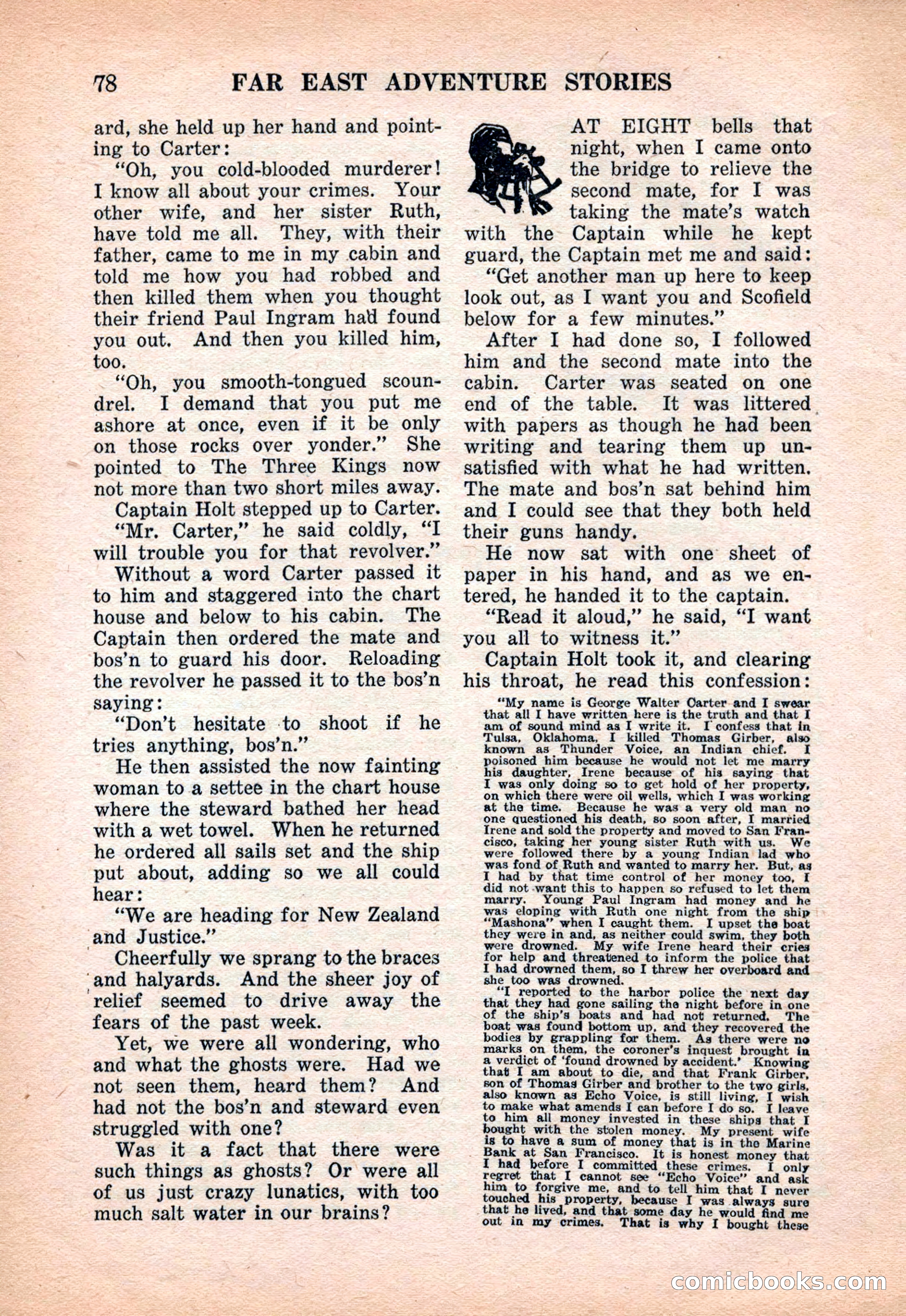 Far East Adventure Stories, March 1931 — page 80 of 132