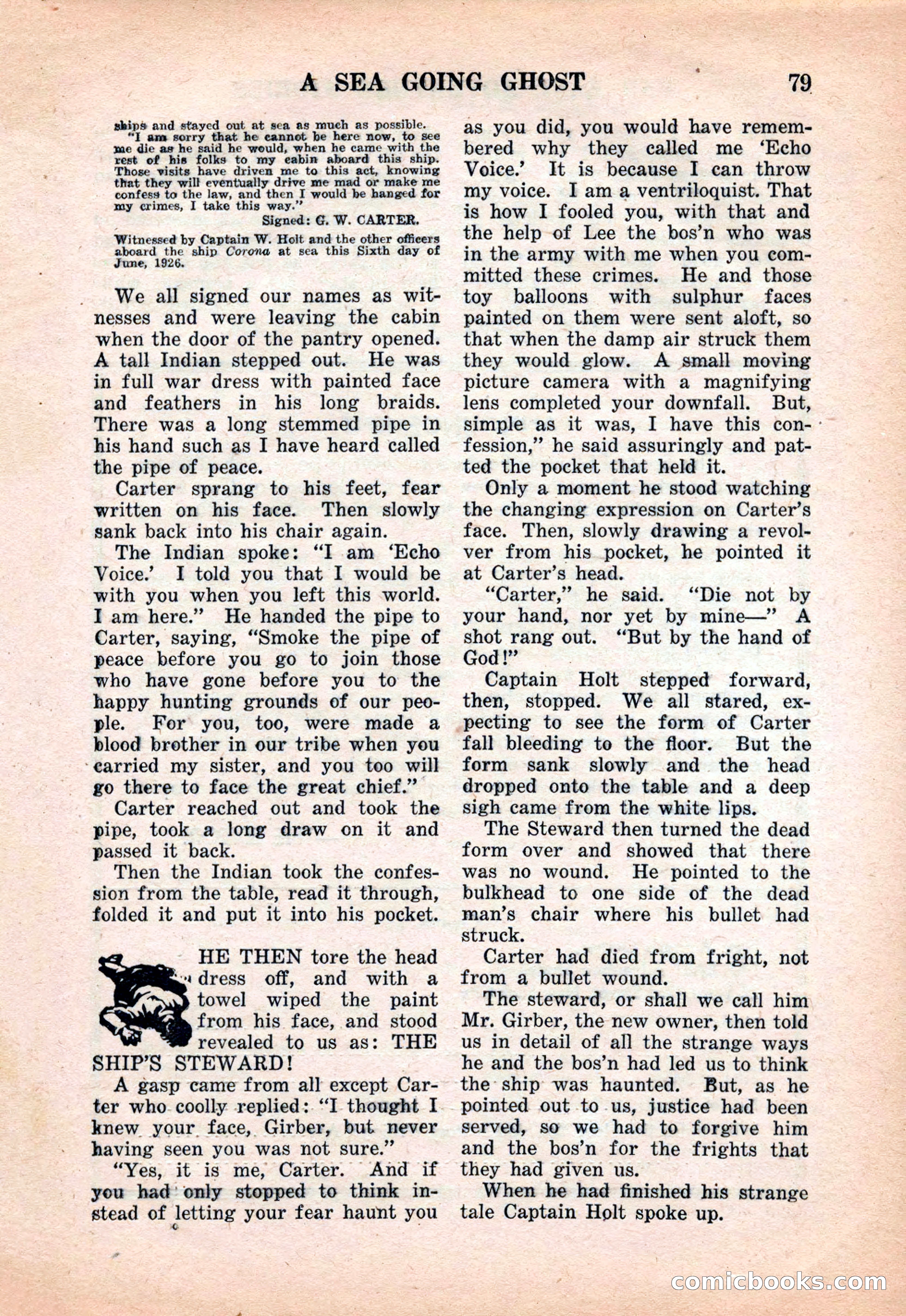 Far East Adventure Stories, March 1931 — page 81 of 132