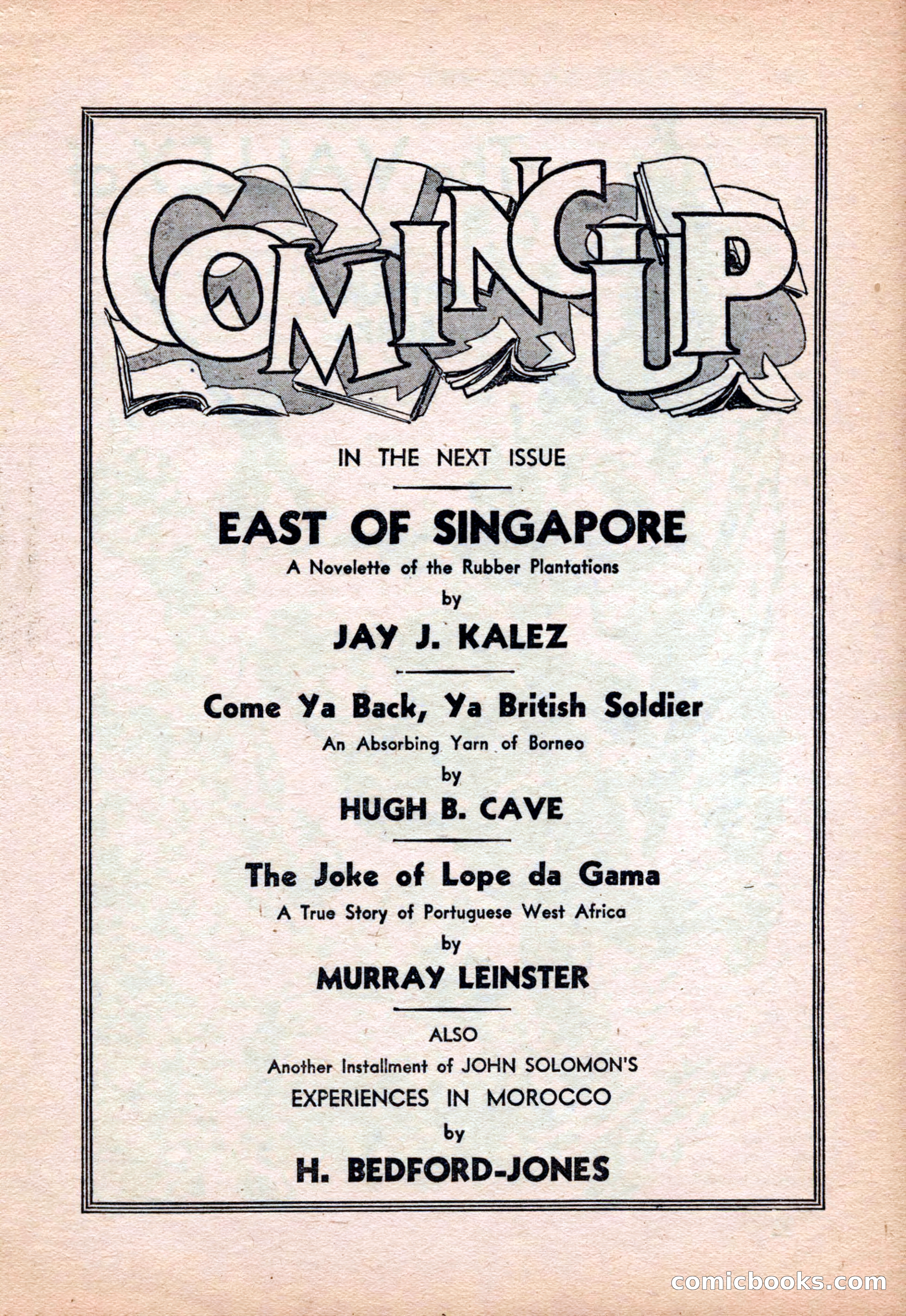 Far East Adventure Stories, March 1931 — page 83 of 132