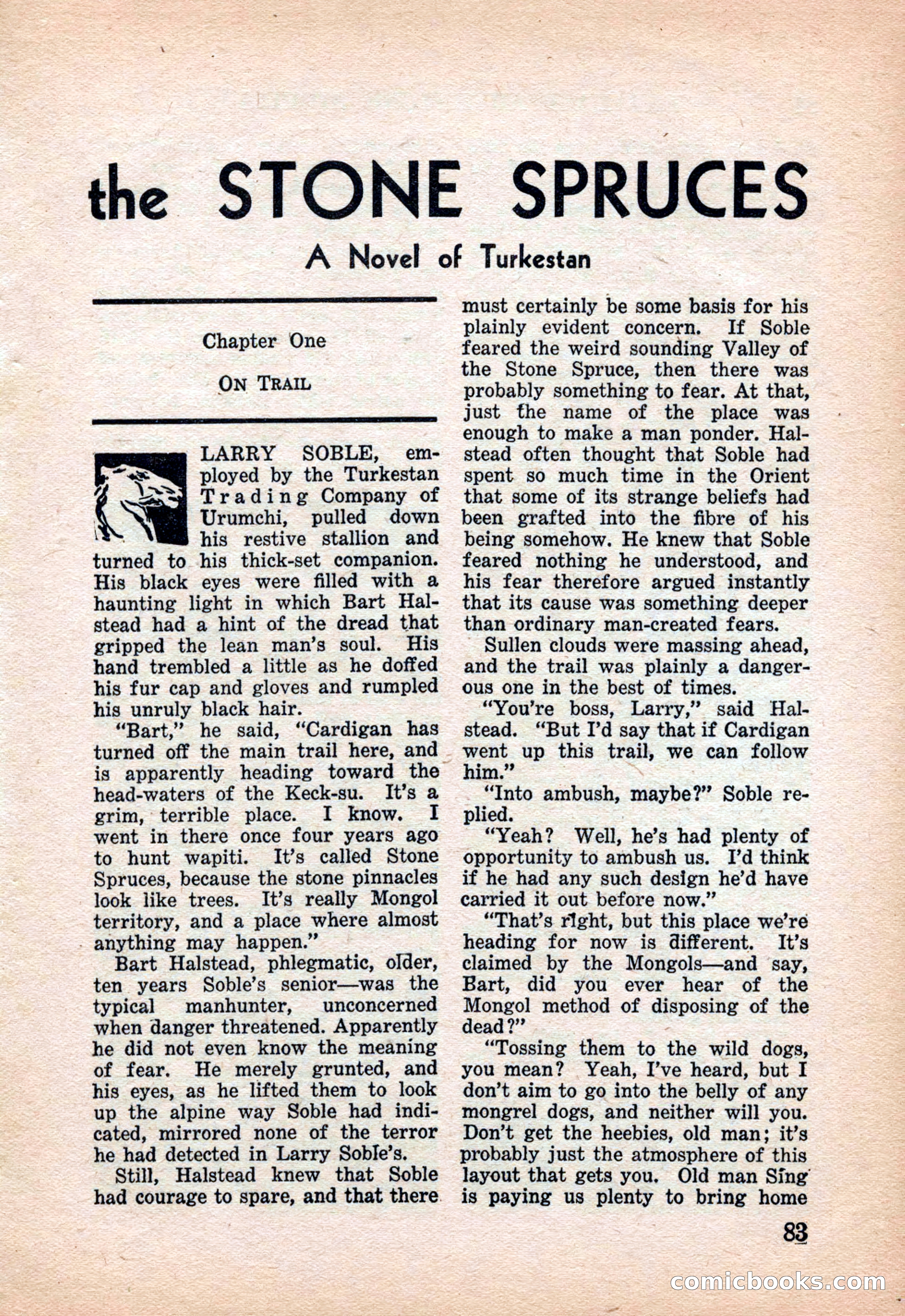 Far East Adventure Stories, March 1931 — page 85 of 132