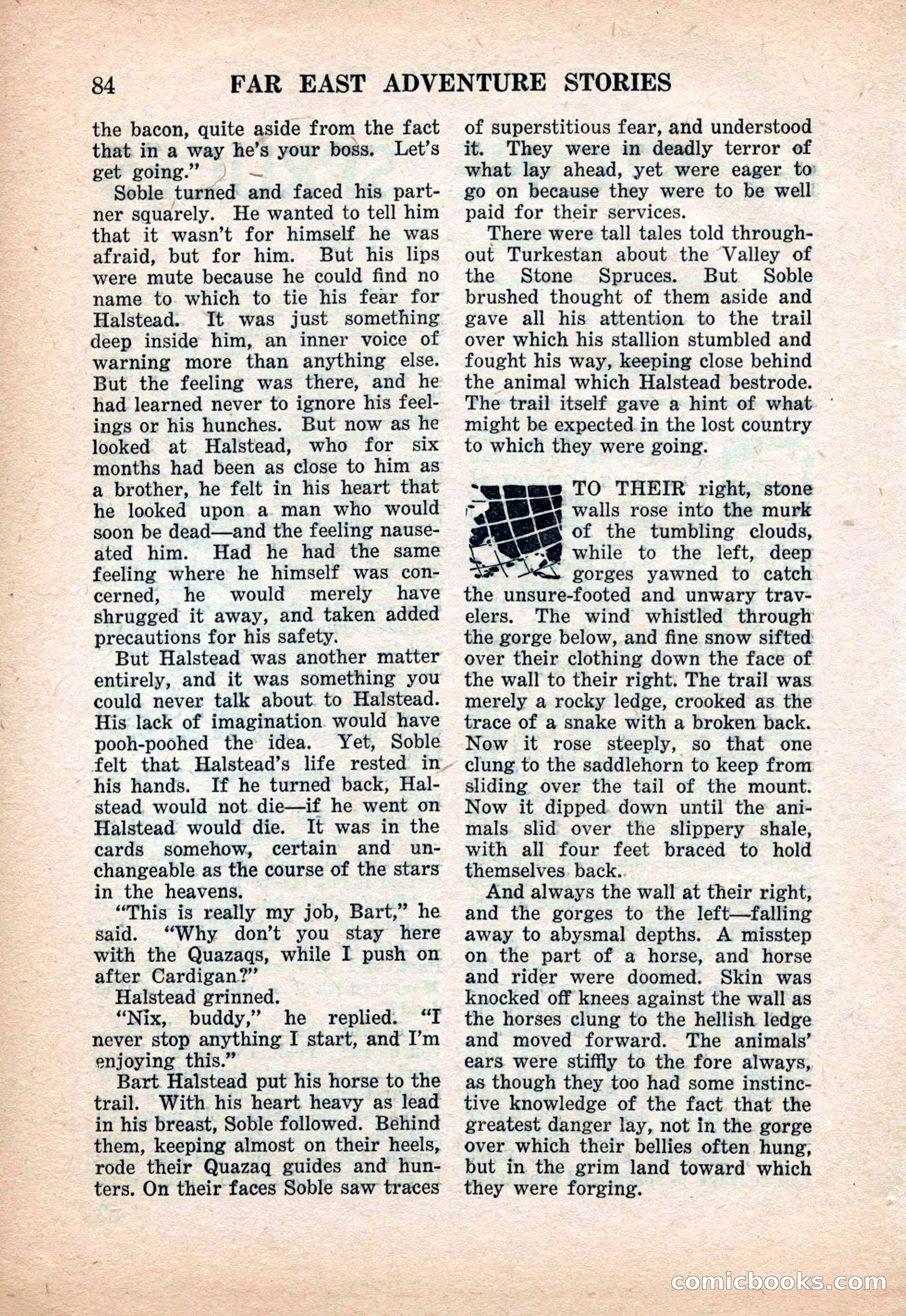 Far East Adventure Stories, March 1931 — page 86 of 132
