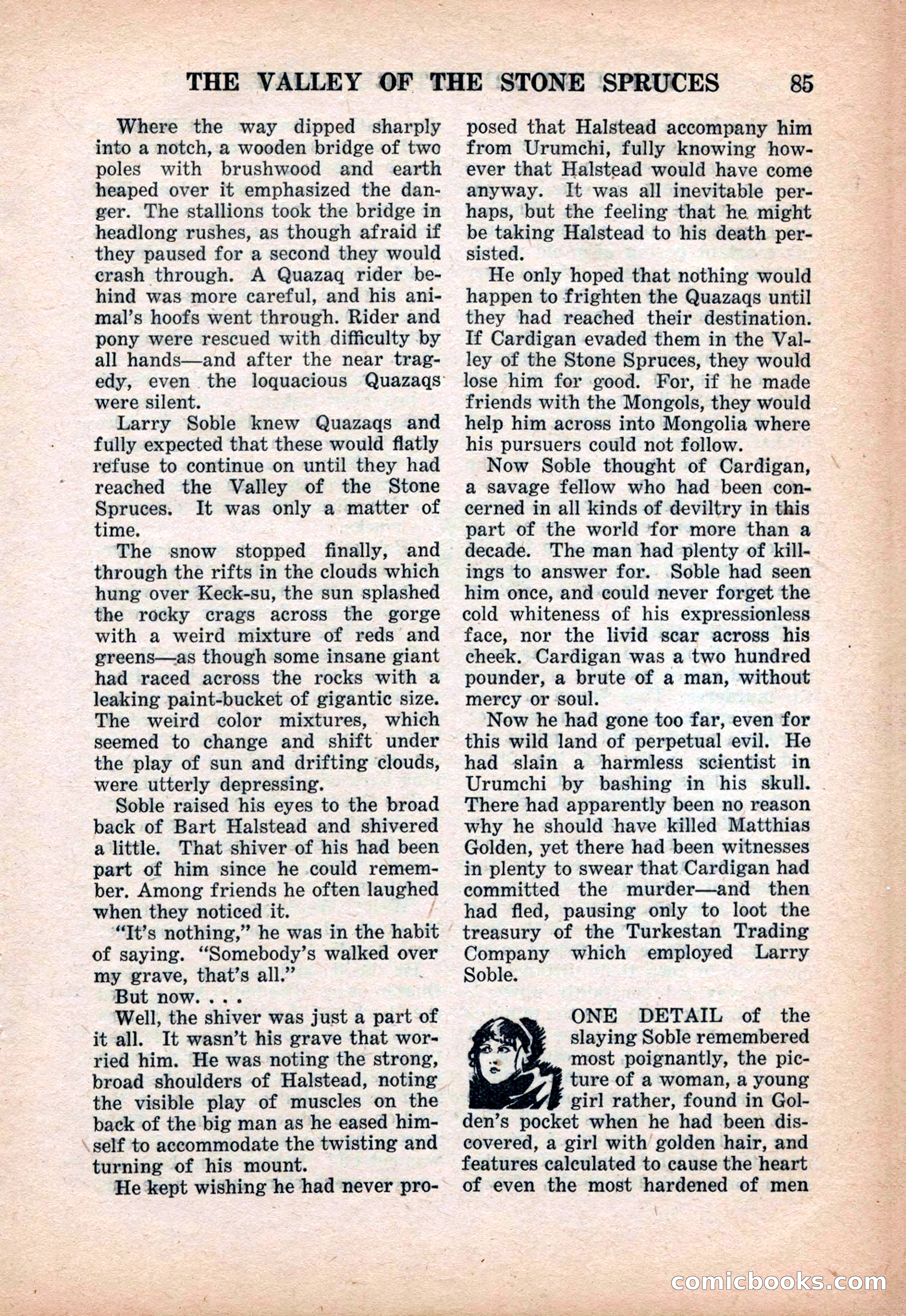 Far East Adventure Stories, March 1931 — page 87 of 132