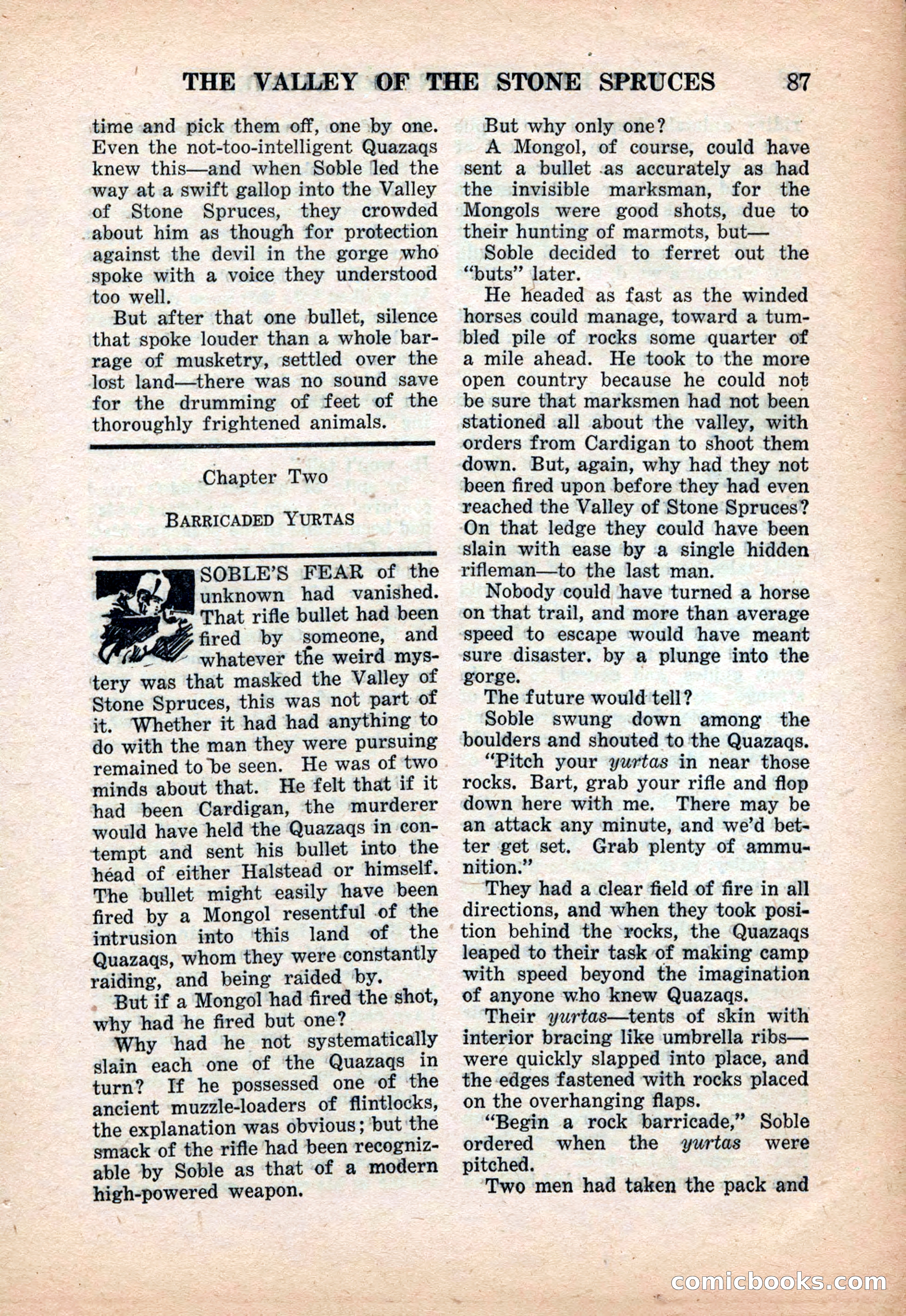 Far East Adventure Stories, March 1931 — page 89 of 132