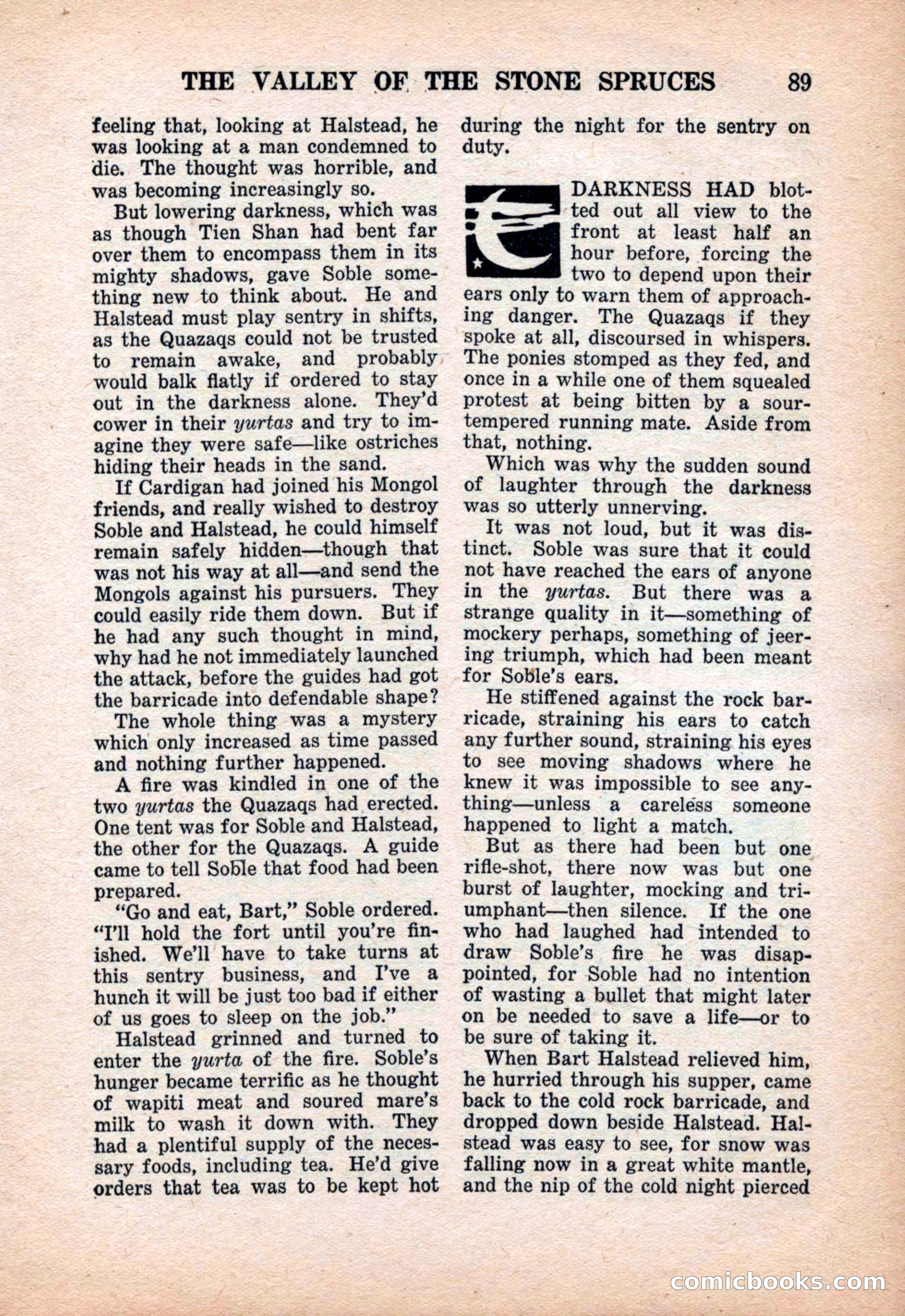 Far East Adventure Stories, March 1931 — page 91 of 132