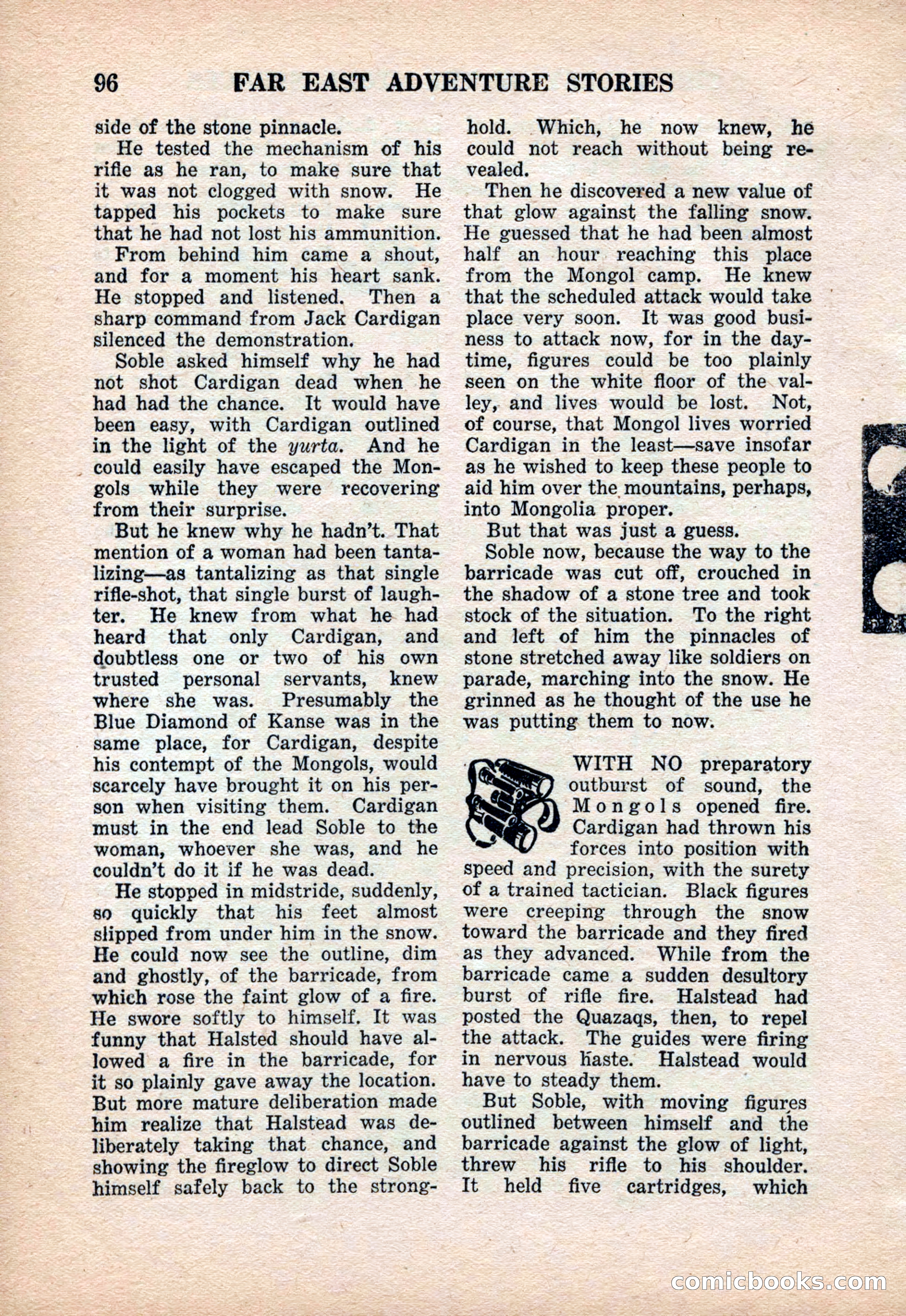 Far East Adventure Stories, March 1931 — page 98 of 132