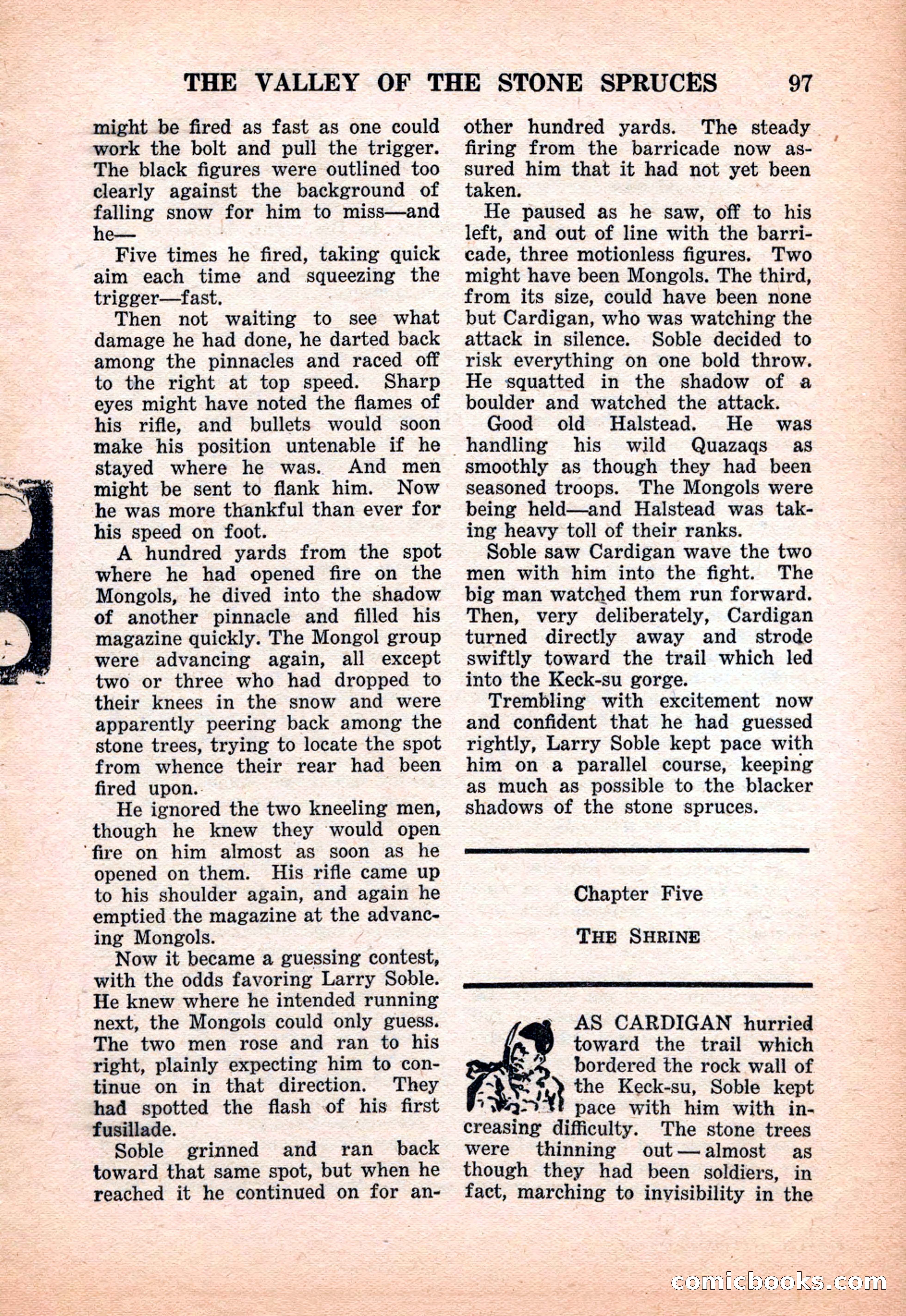 Far East Adventure Stories, March 1931 — page 99 of 132