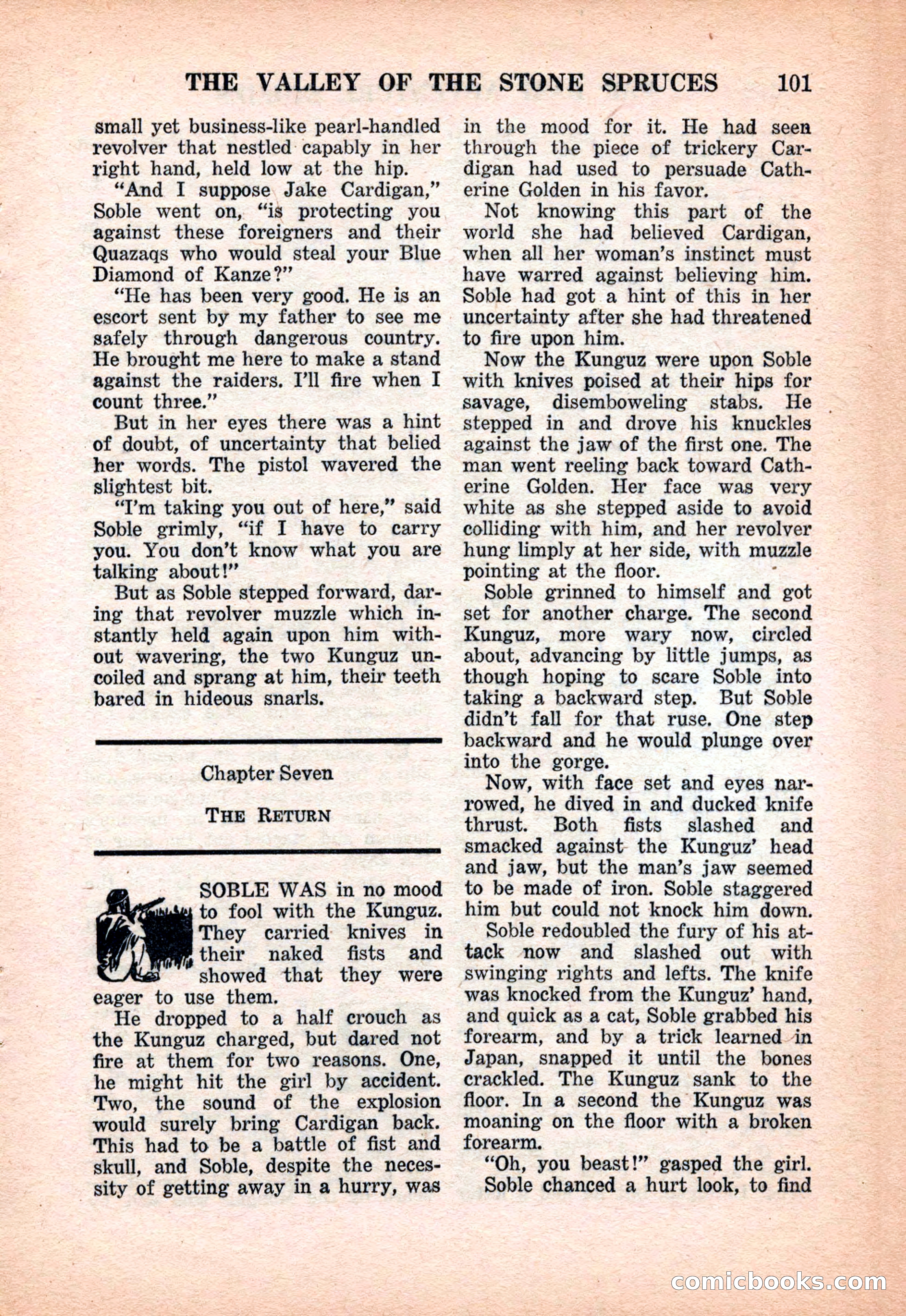 Far East Adventure Stories, March 1931 — page 103 of 132