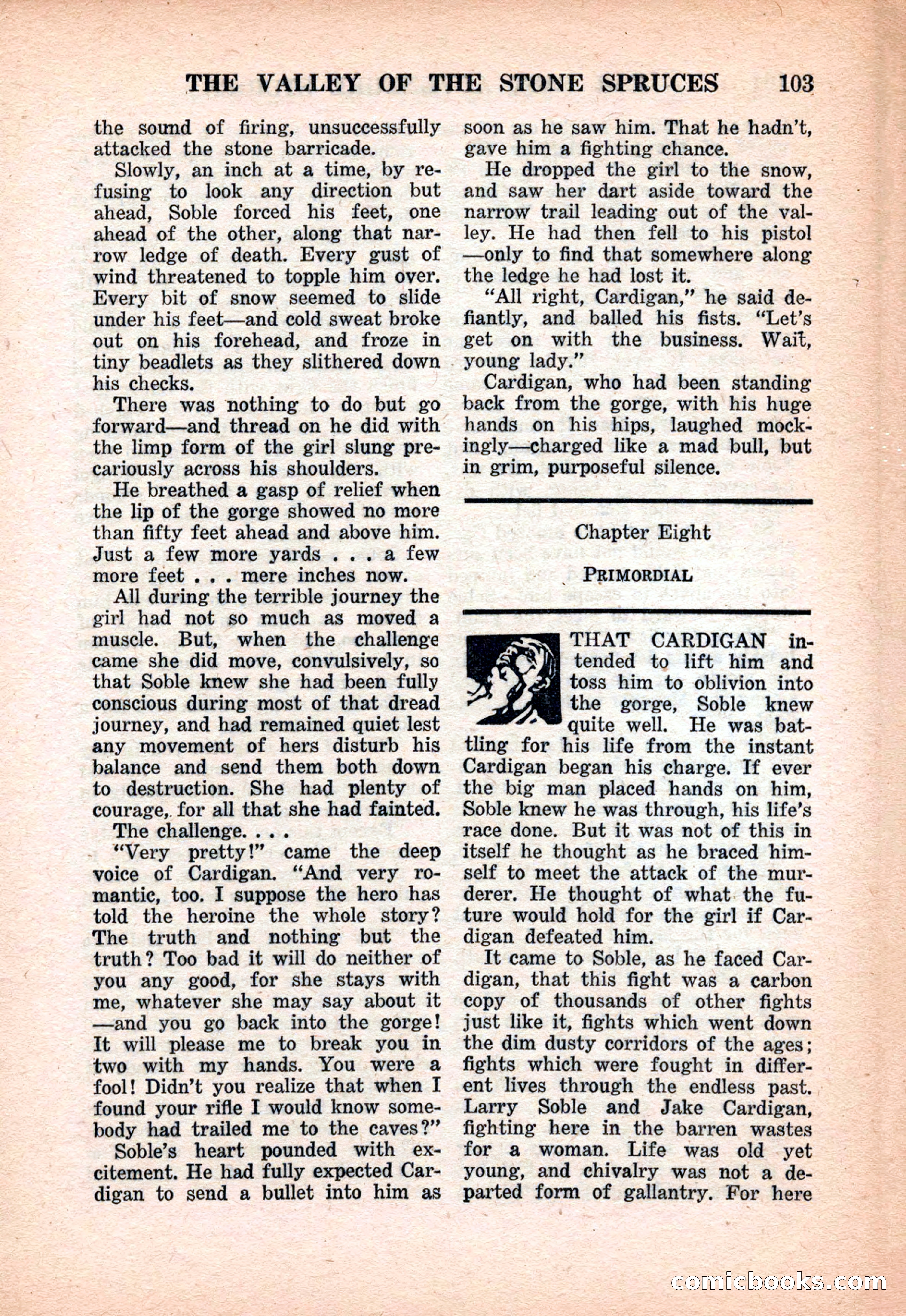 Far East Adventure Stories, March 1931 — page 105 of 132
