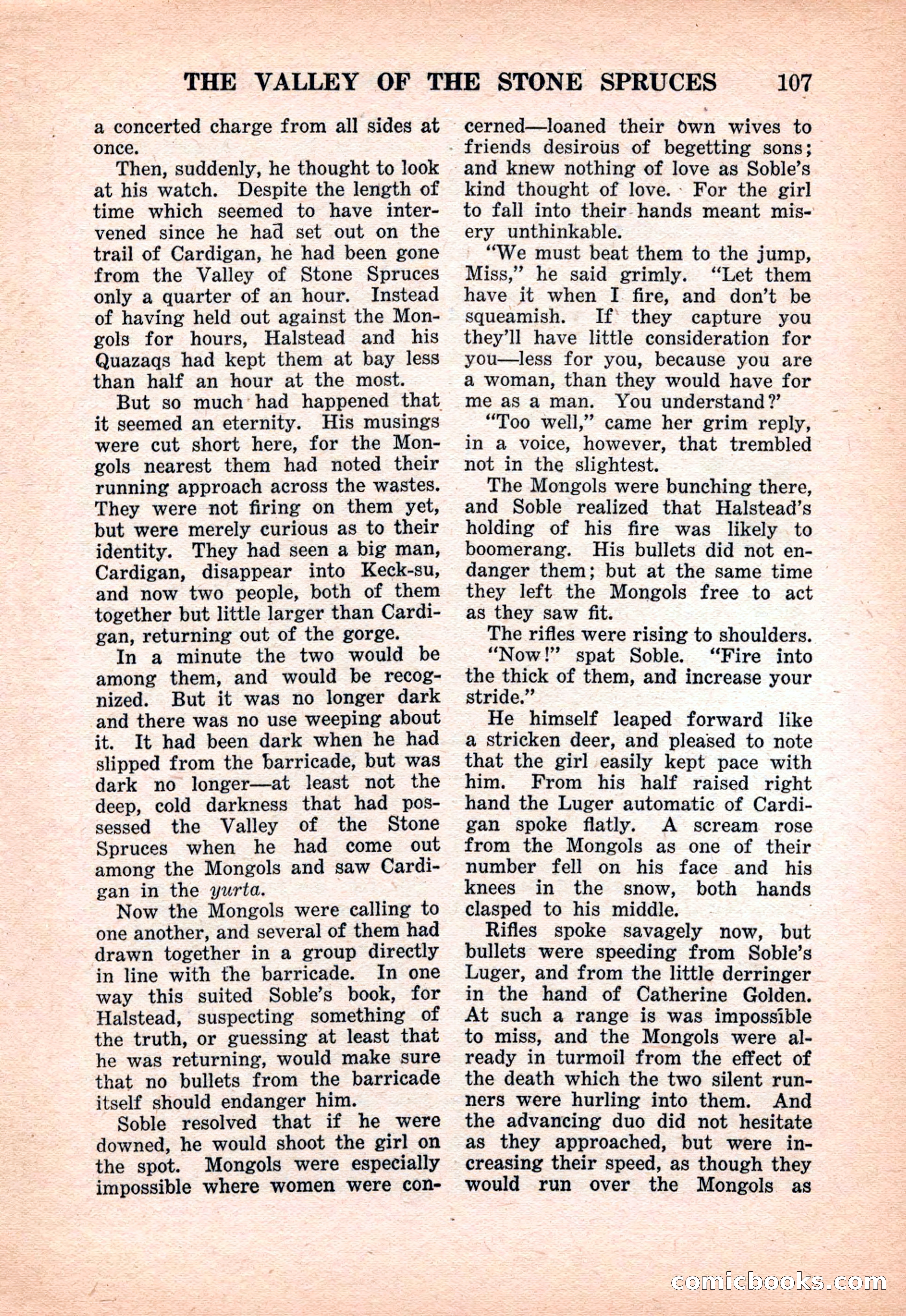 Far East Adventure Stories, March 1931 — page 109 of 132