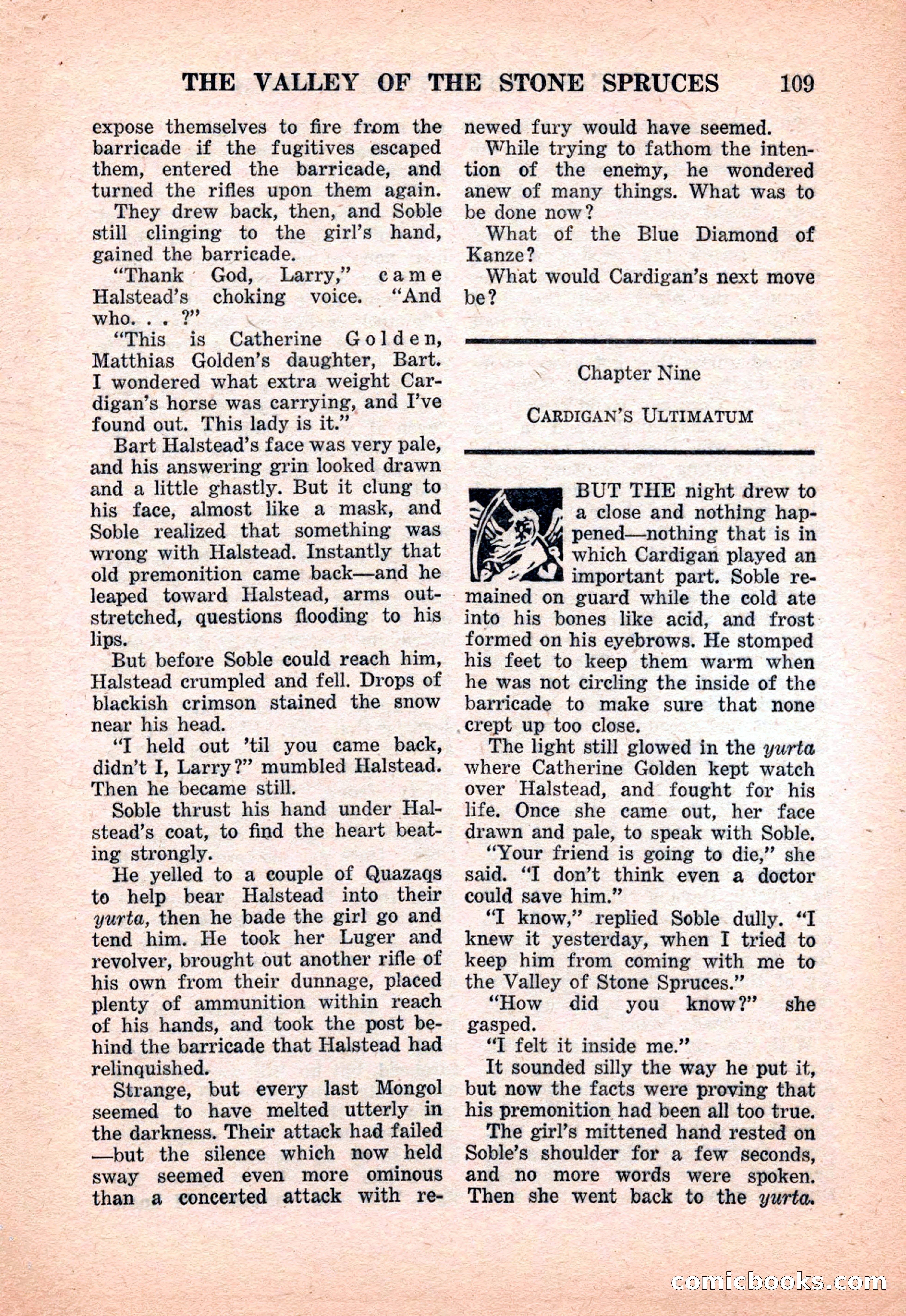 Far East Adventure Stories, March 1931 — page 111 of 132