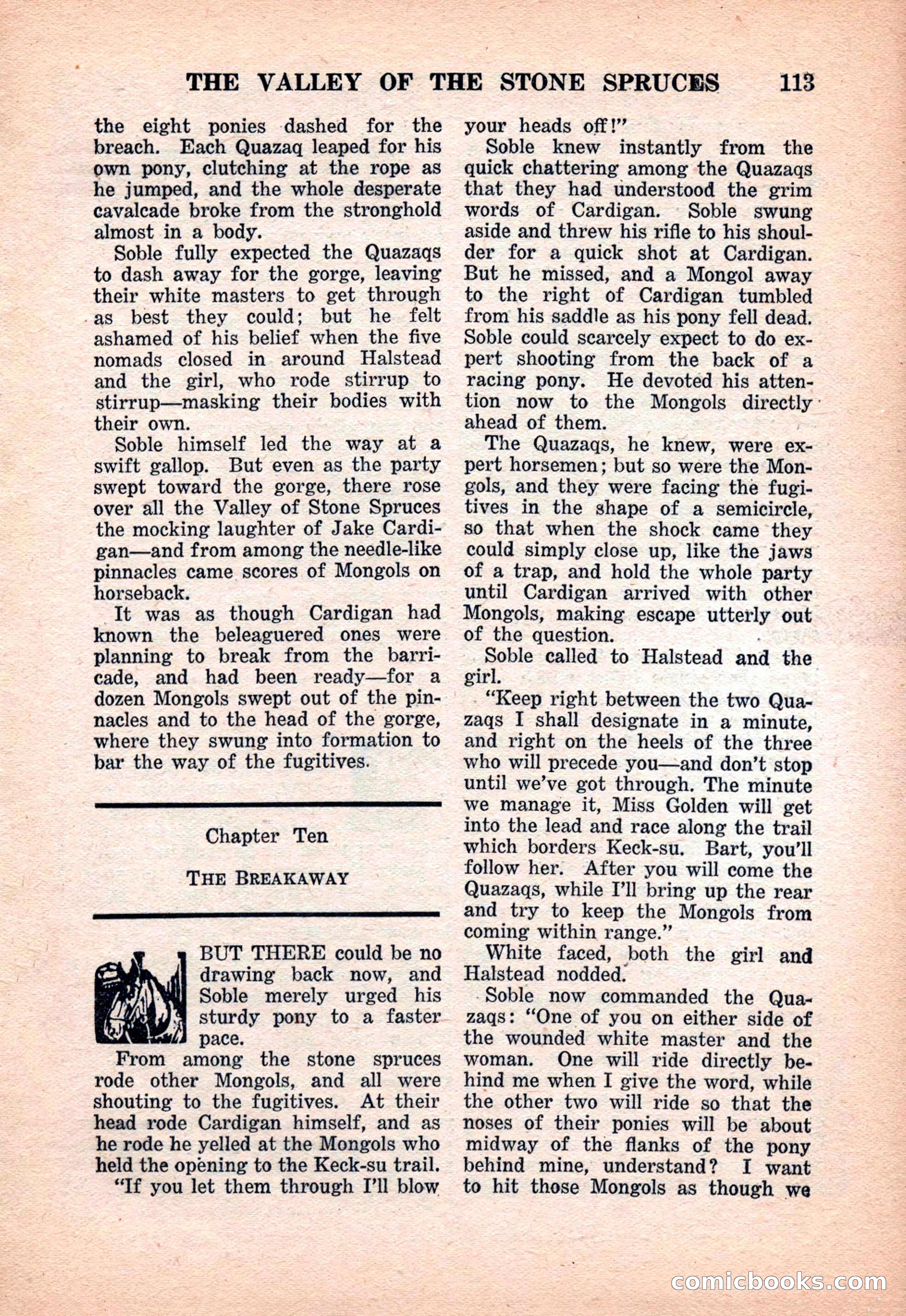 Far East Adventure Stories, March 1931 — page 115 of 132