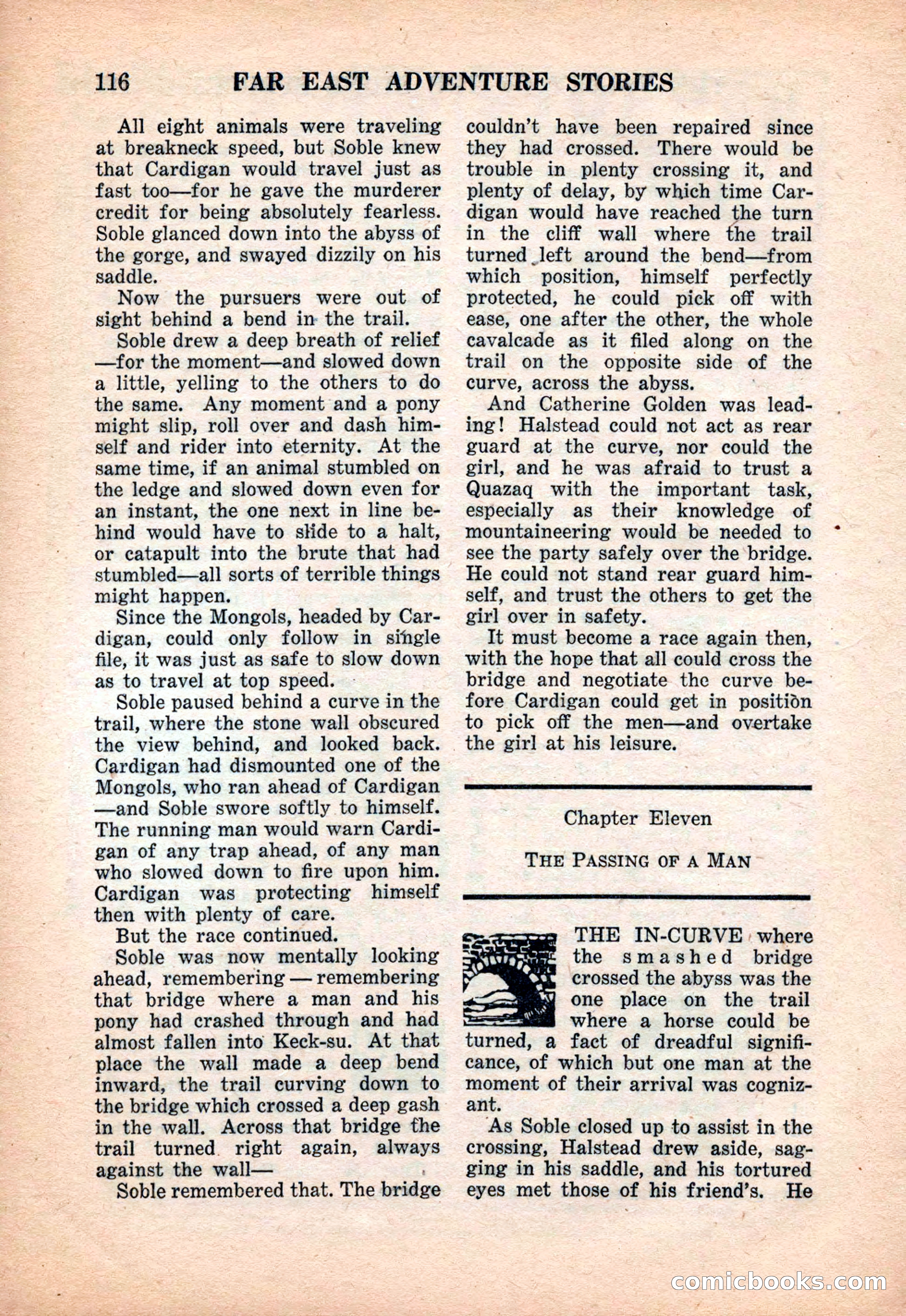 Far East Adventure Stories, March 1931 — page 118 of 132
