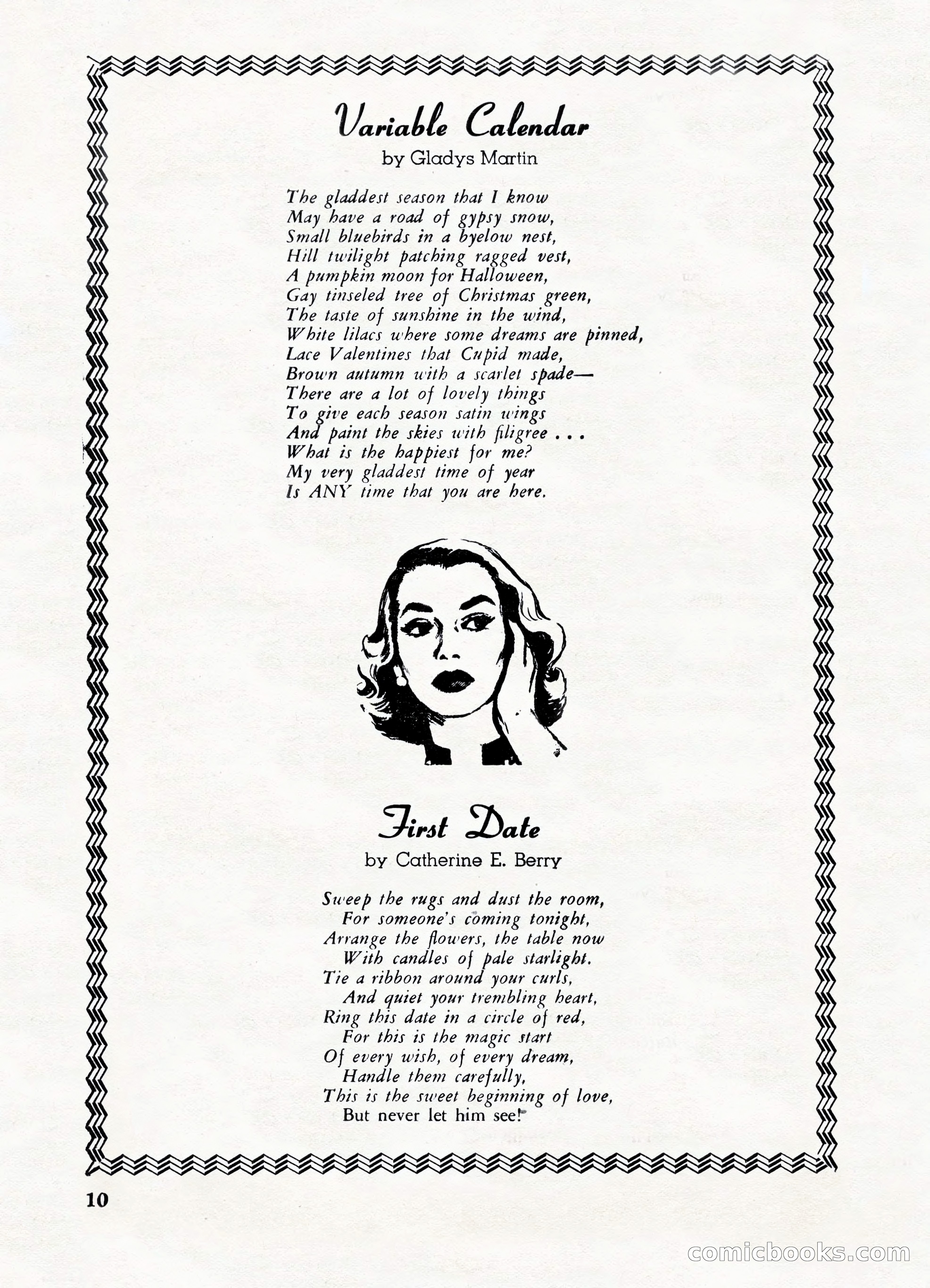 Fifteen Love Stories, March 1954 — page 10 of 116