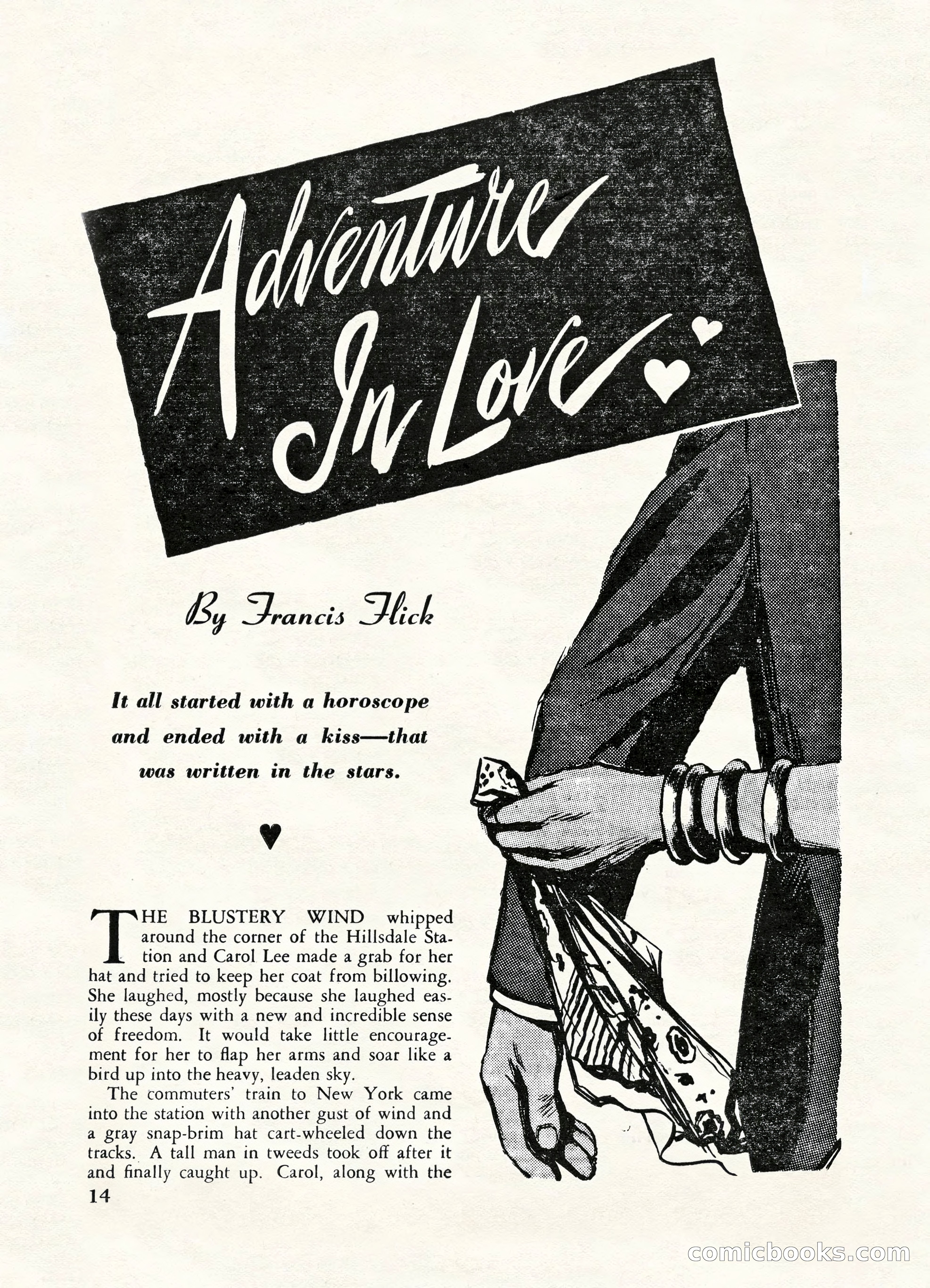 Fifteen Love Stories, March 1954 — page 14 of 116