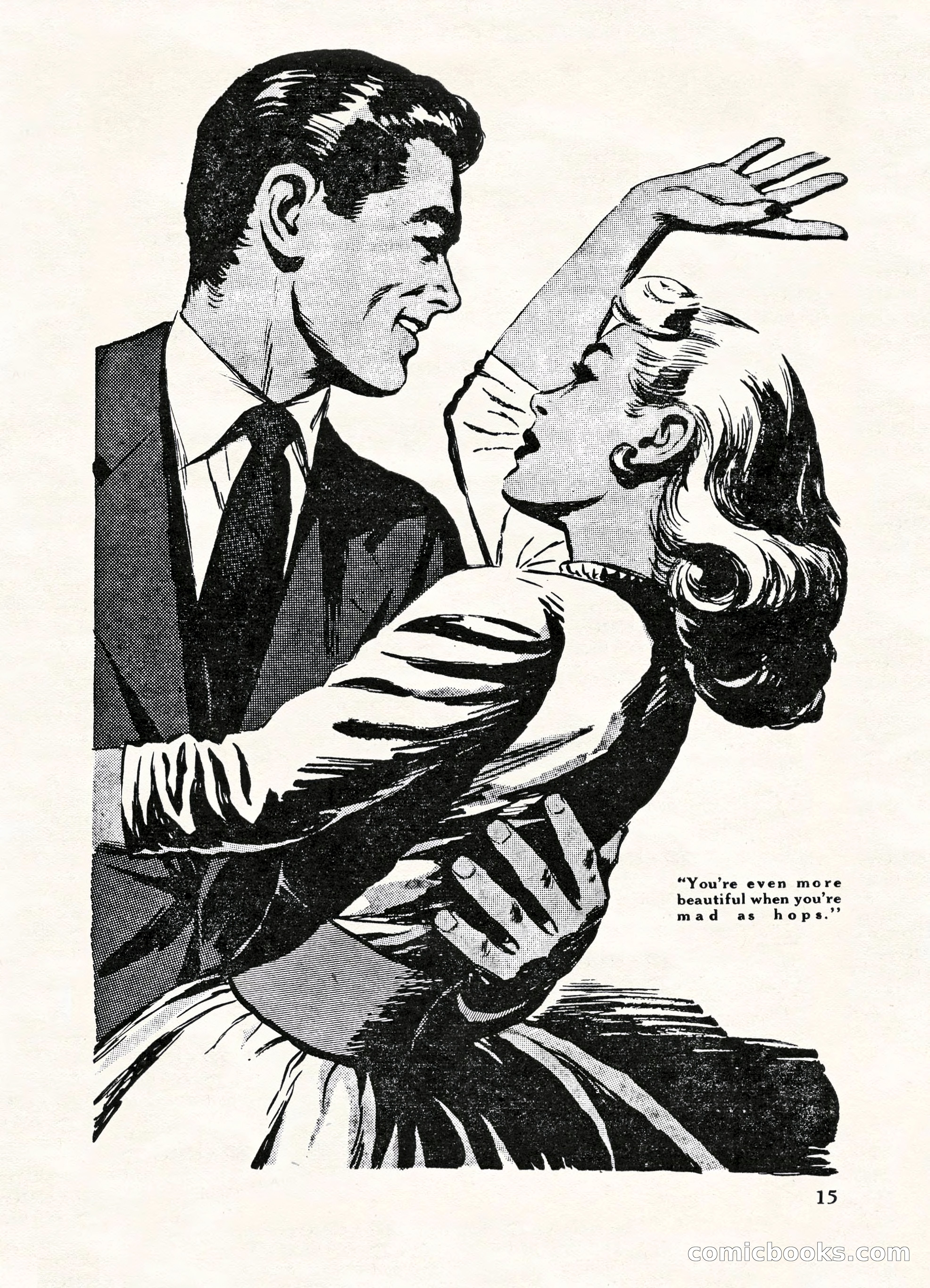 Fifteen Love Stories, March 1954 — page 15 of 116